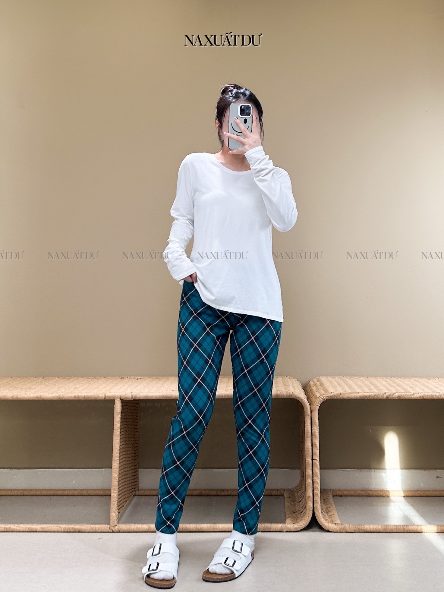 Set 4 quần legging hoạ tiết - Q204 (SALE)_thumbnail_12