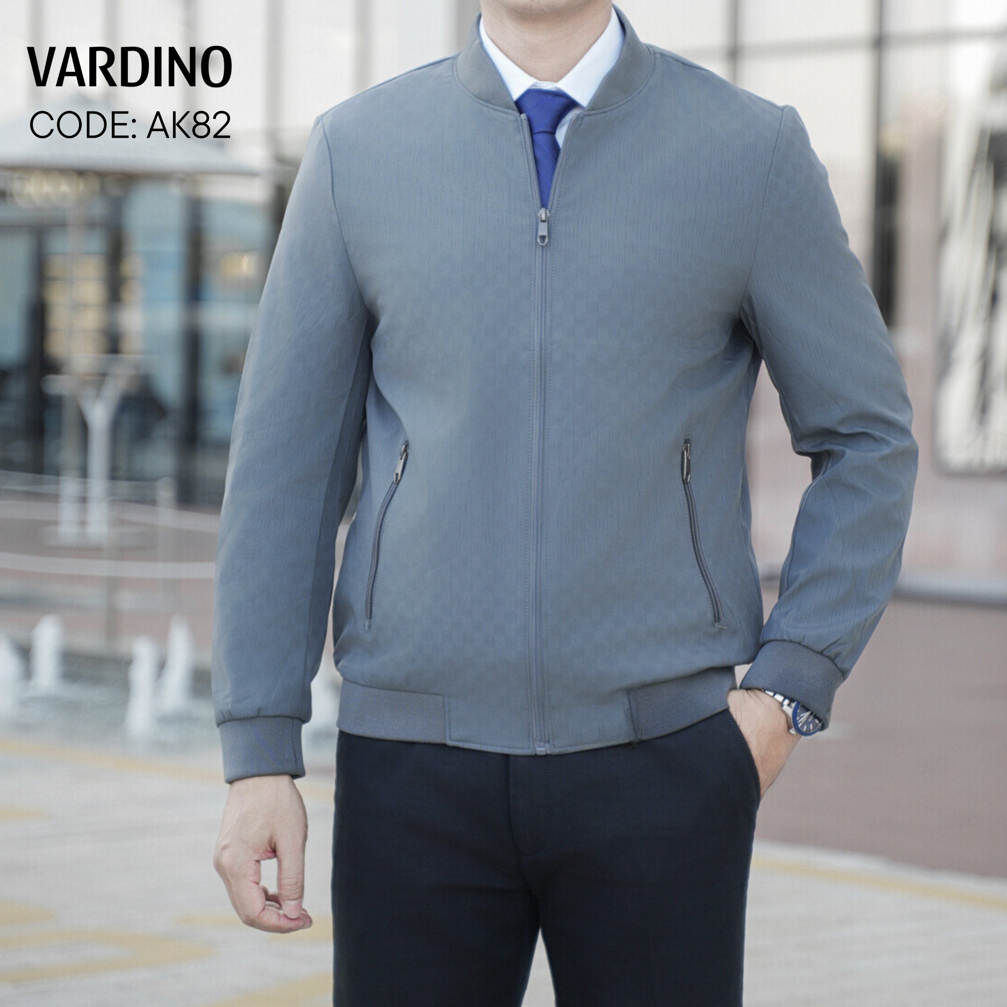 Áo khoác nam bomber Vardino AK82