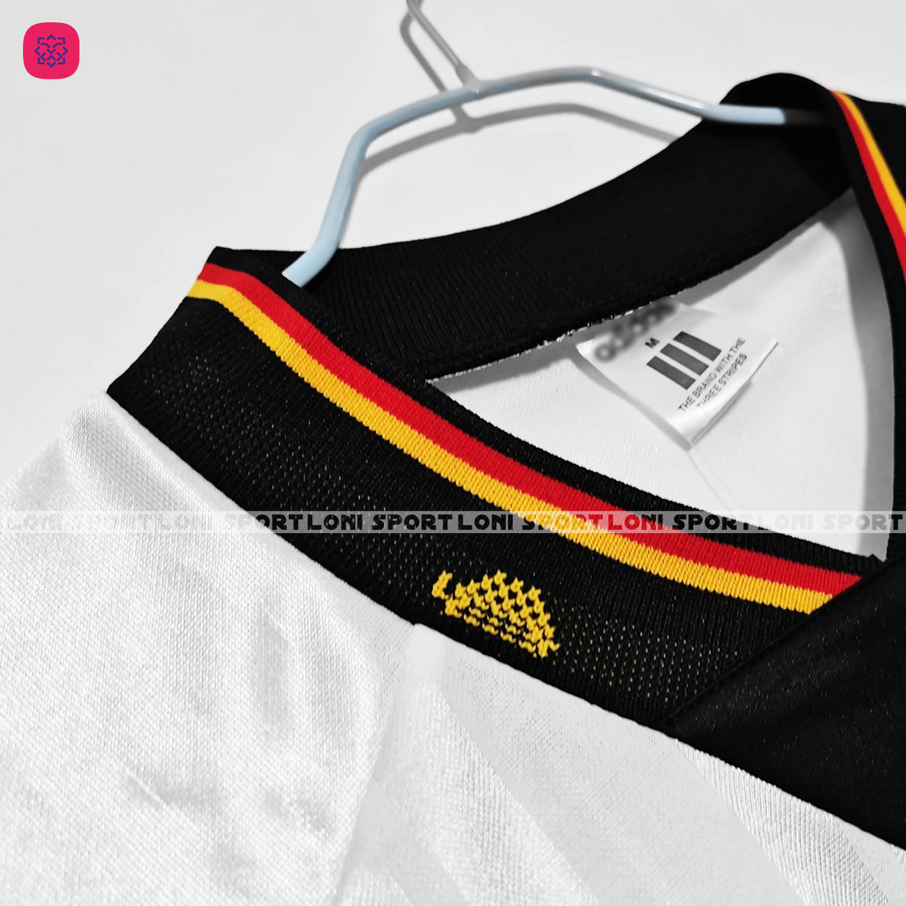 Áo Retro tuyển Đức sân nhà trắng 1992_thumbnail_3