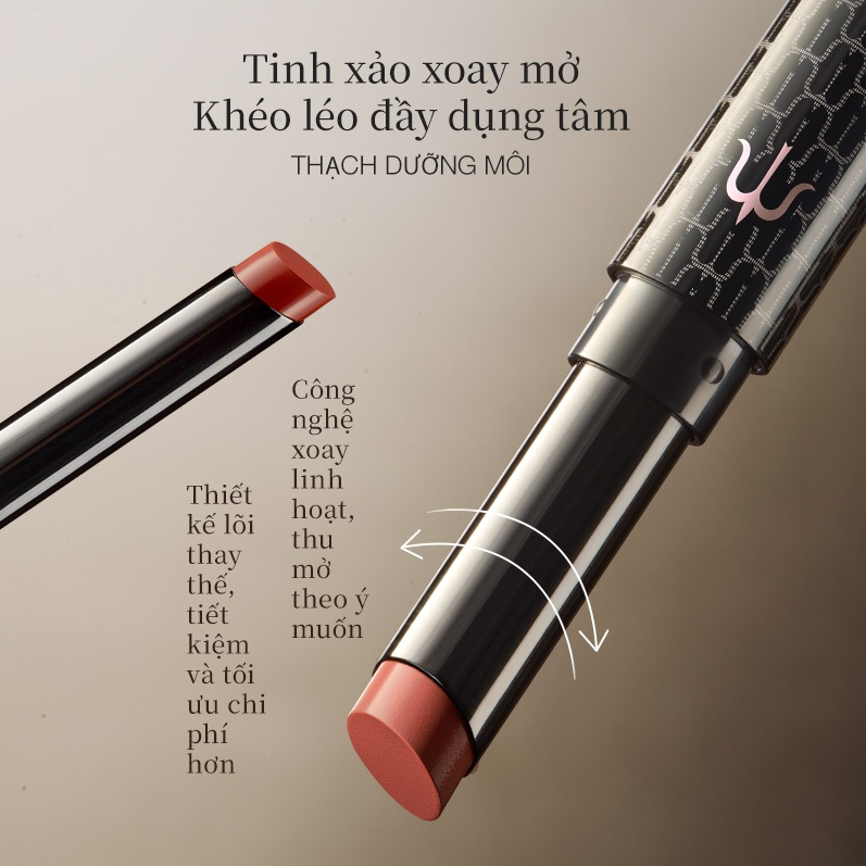 [MULANSHI] Son dưỡng có màu Mooekiss Mulanshi Double Peptide Lip Serum 2.2g