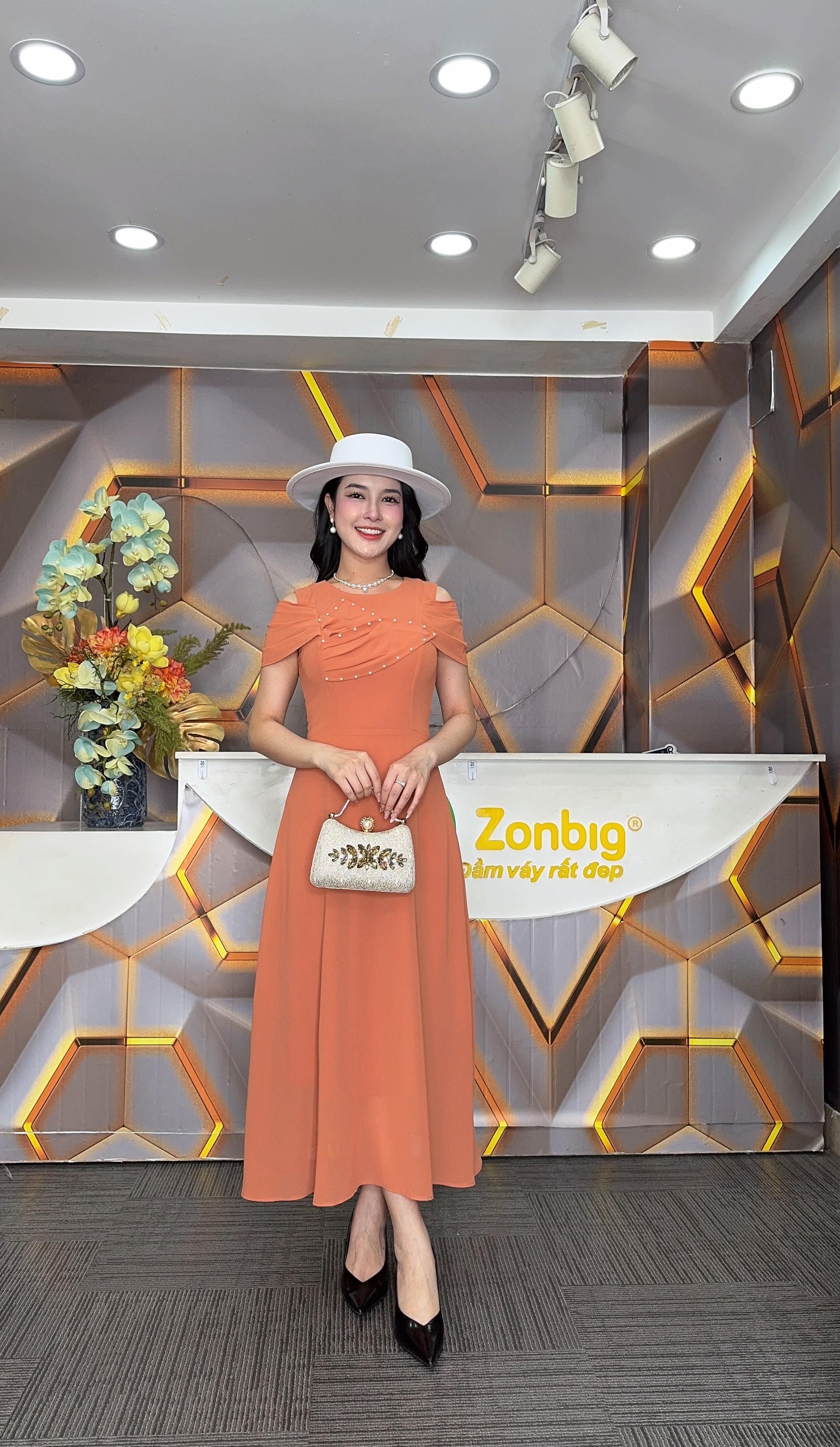 Đầm xòe - Y1895 - Thương hiệu Zonbig_thumbnail_2