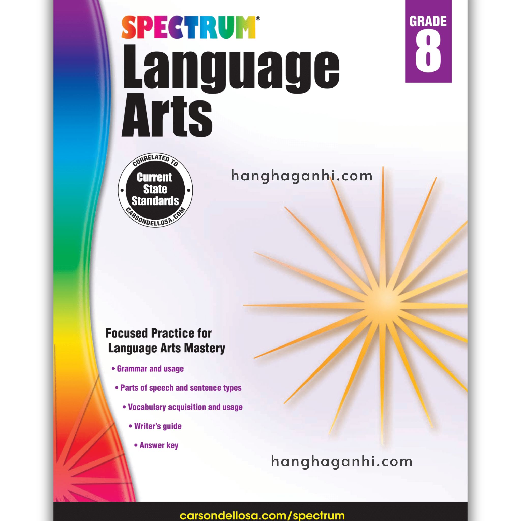 Sách Spectrum Language Arts Workbook Grade 8_thumbnail_0