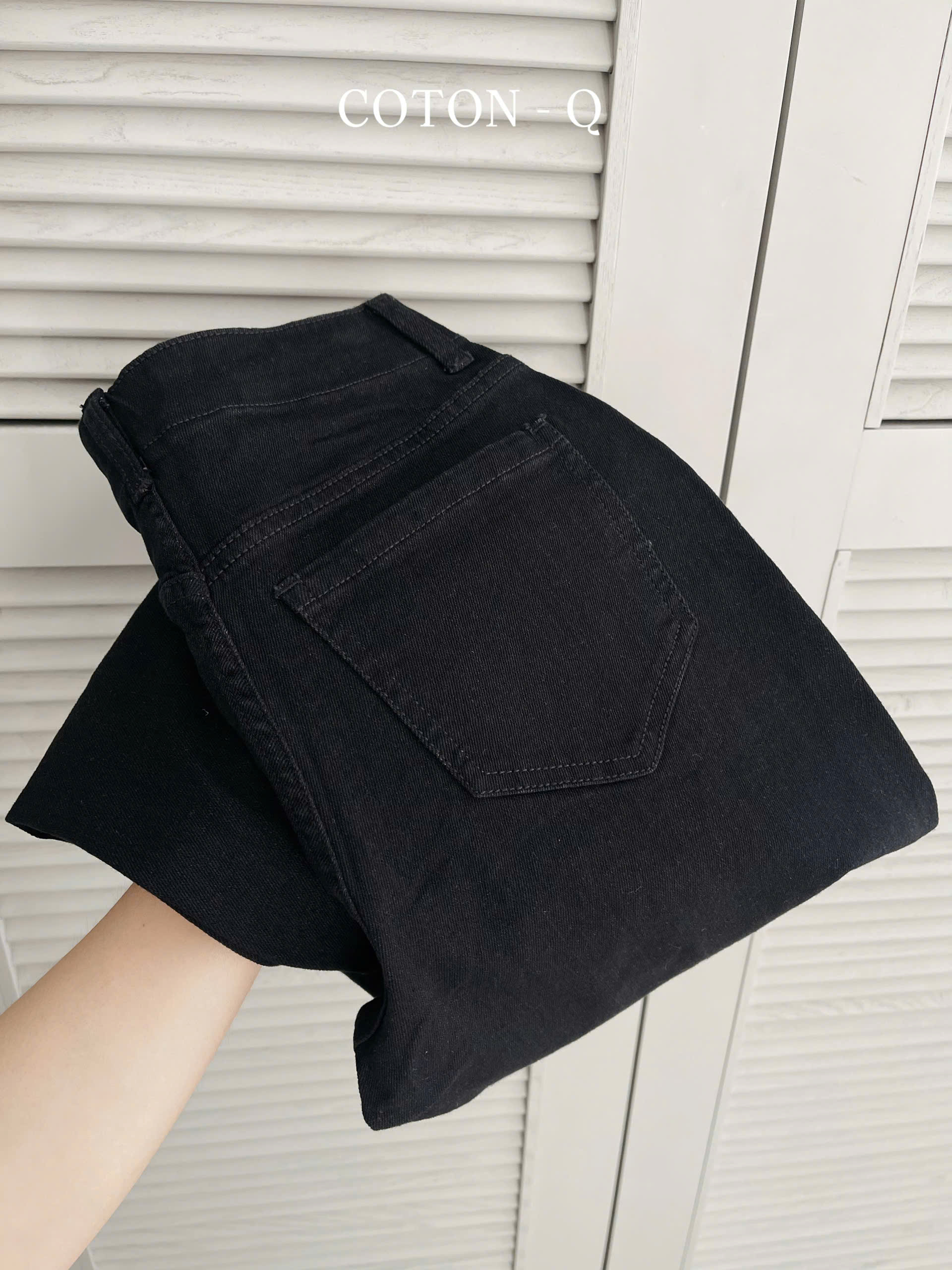 Quần jean suông đen_thumbnail_5