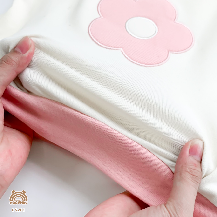 Bộ dài HỒNG BE phối bèo_thumbnail_3