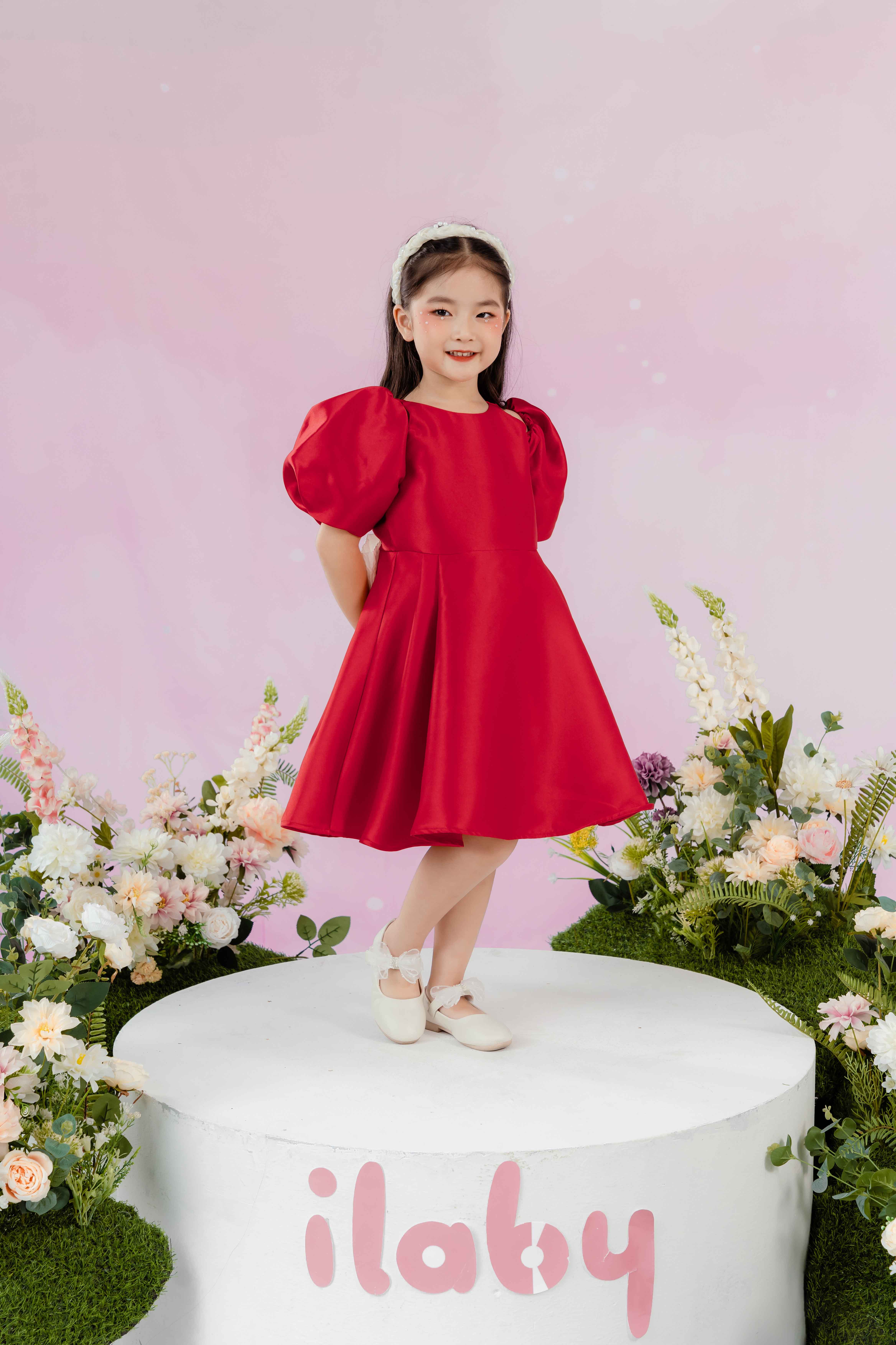 Váy tafta tay bồng khoét vai_thumbnail_1