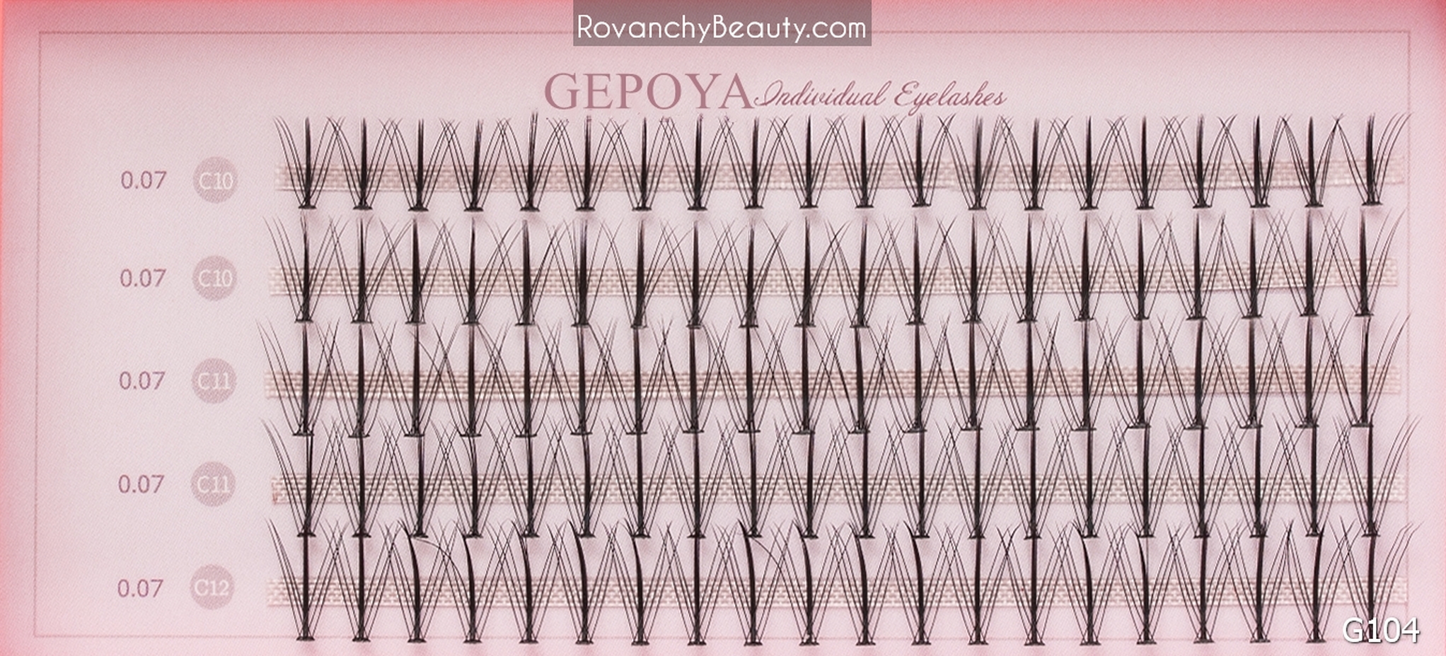 G104 Mi Lẻ GEPORA 100 Sợi, Siêu Tự Nhiên, Mềm Nhẹ, Không Keo Thừa, Tái Sử Dụng_thumbnail_4