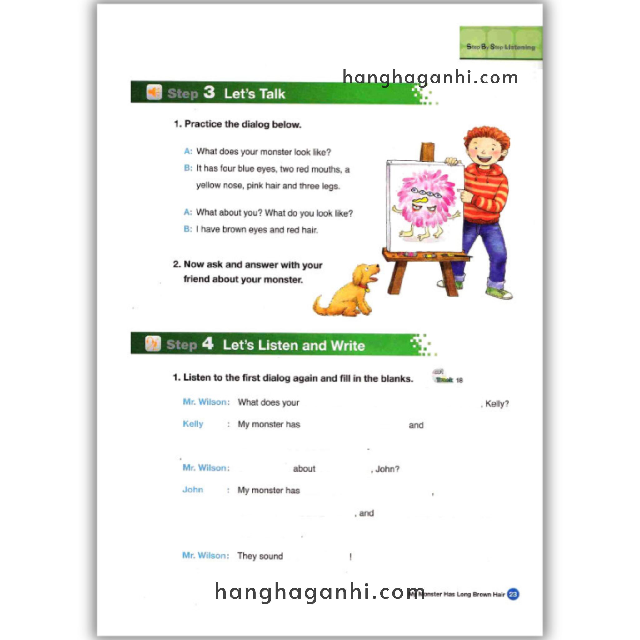 Bộ sách Step By Step Listening  Level 1,2,3  – 3 cuốn (kèm file nghe)_thumbnail_9