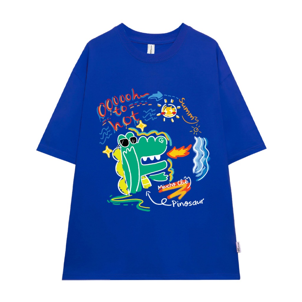 Áo phông nam form rộng nhiều màu ATD1072 Miucho Man tay ngắn cổ tròn in mix_thumbnail_8