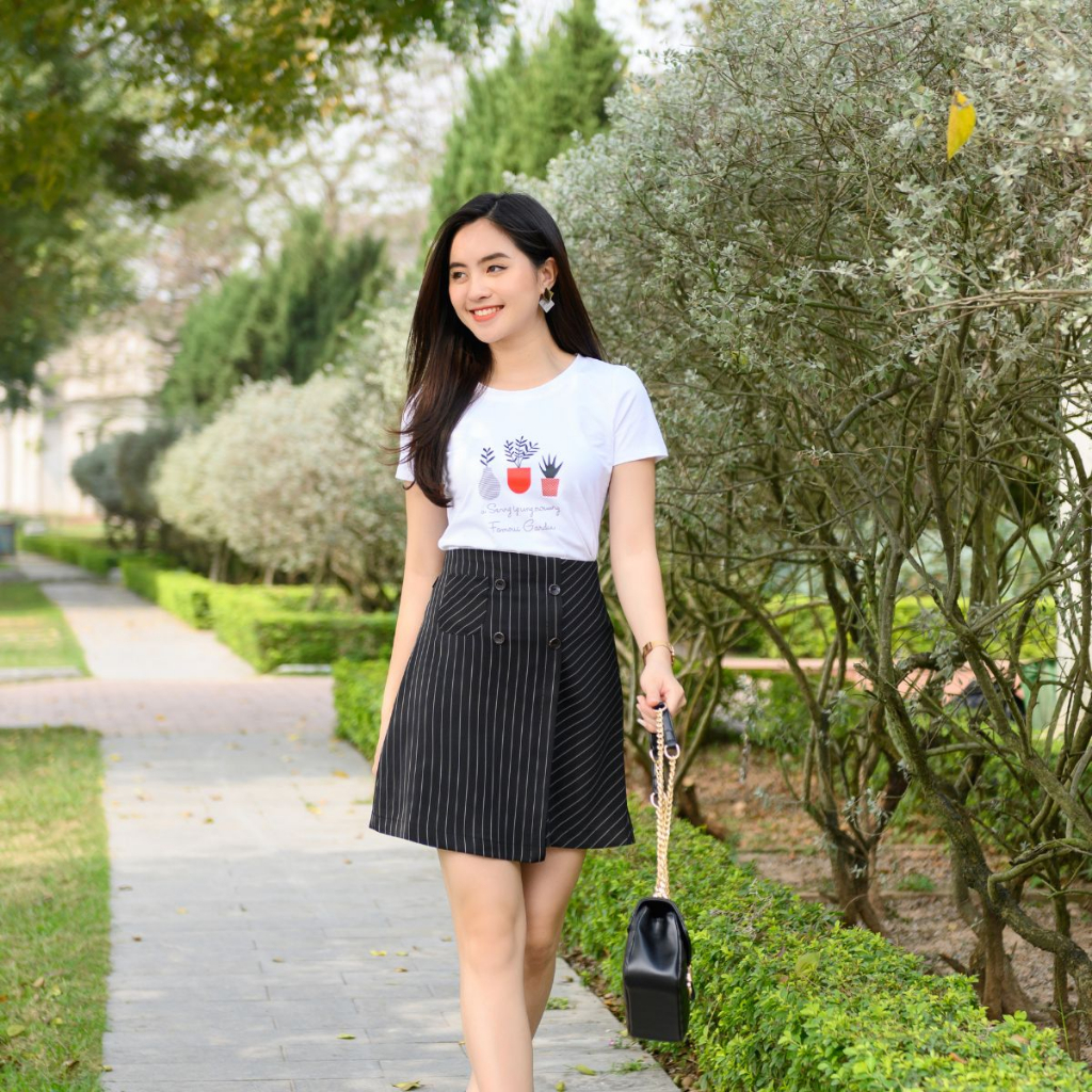 [Form vừa] Áo phông nữ thời trang hè - Áo thun nữ cotton lạnh - LOZA G0008_thumbnail_2