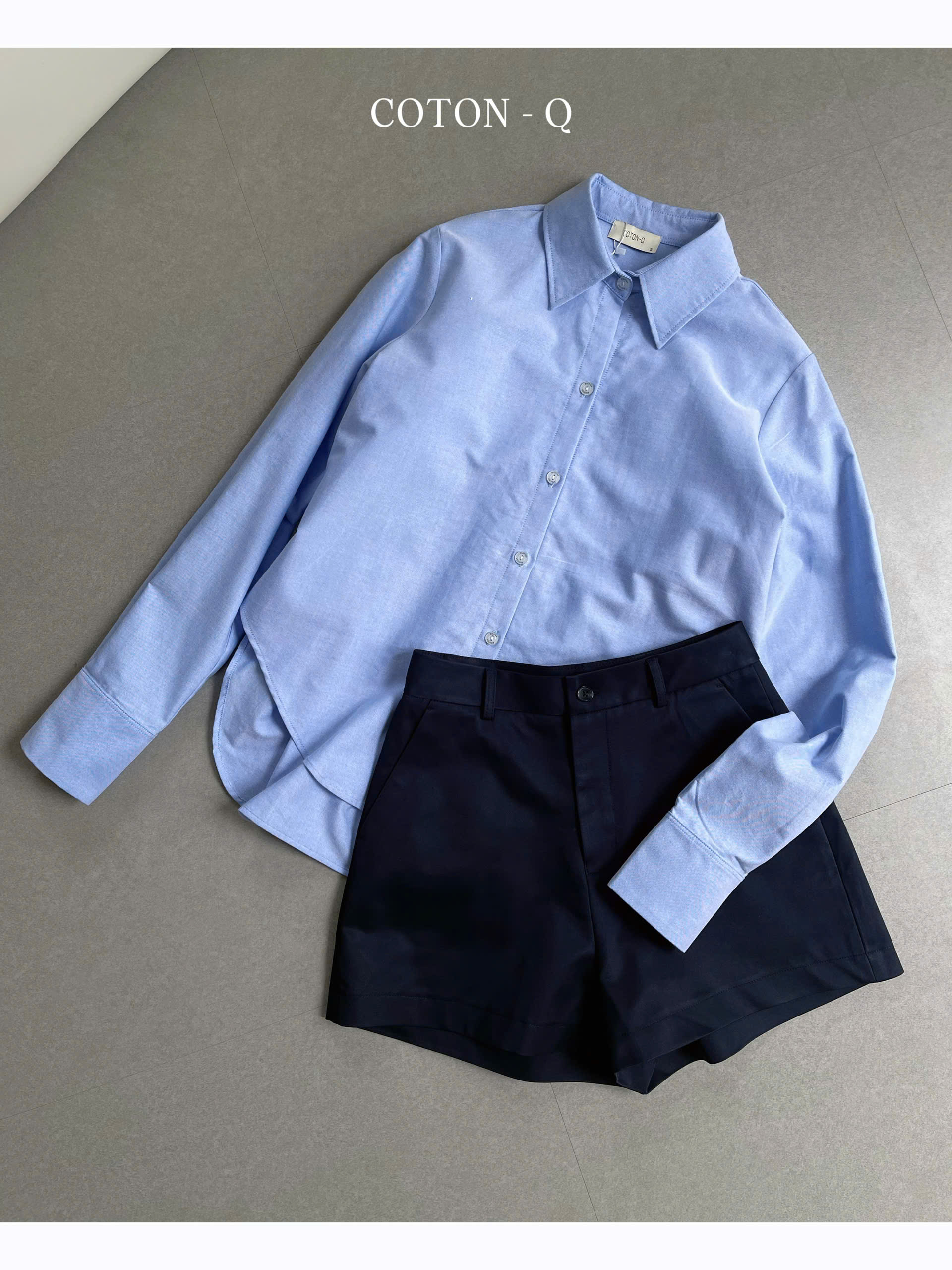 Set áo somi xanh + quần short_thumbnail_8