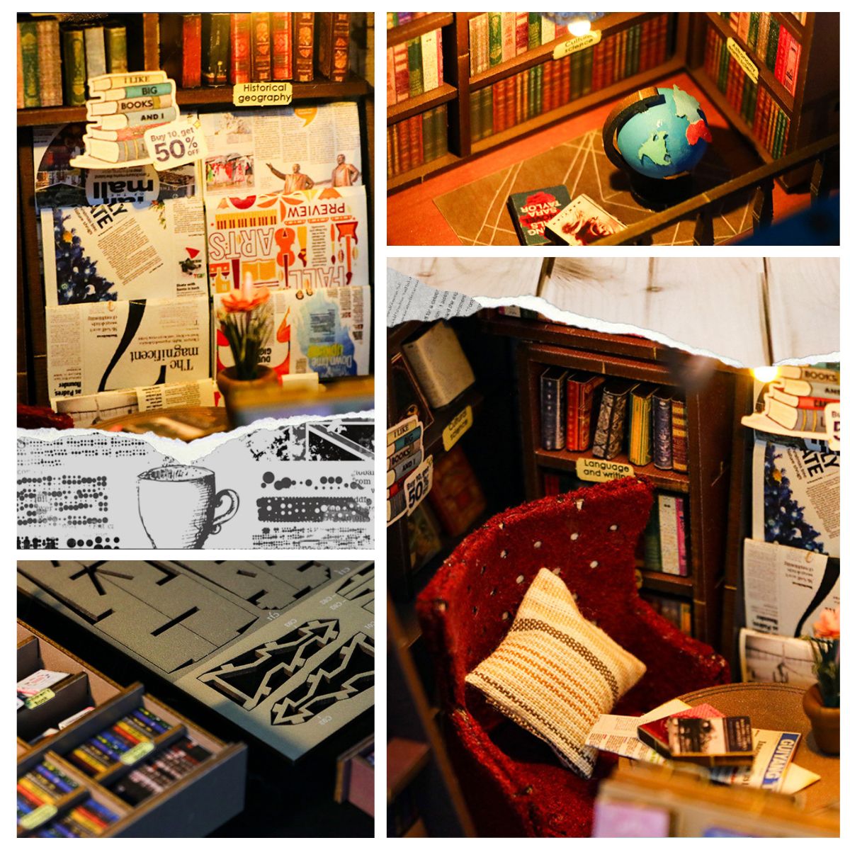 Mô hình lắp ghép Tiệm sách nhỏ_thumbnail_2