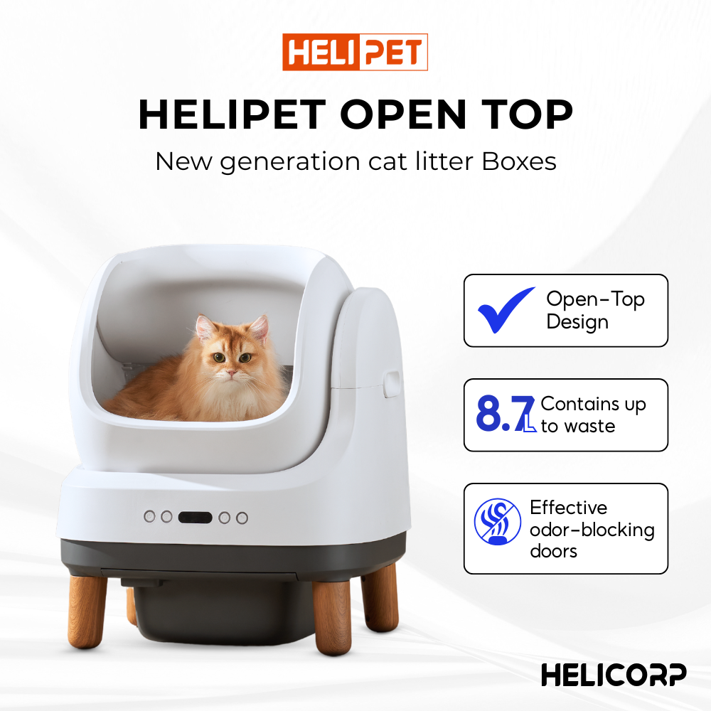 HeLiPet Open Top Cat Litter Cleaner
