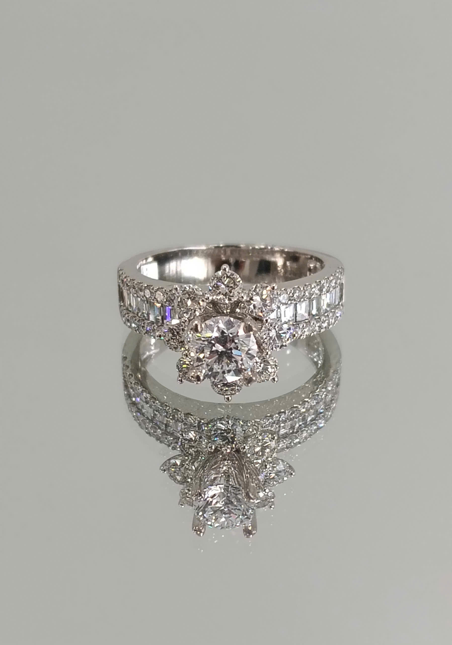 Nhẫn Đài Hoa Viên Chủ 5Ly