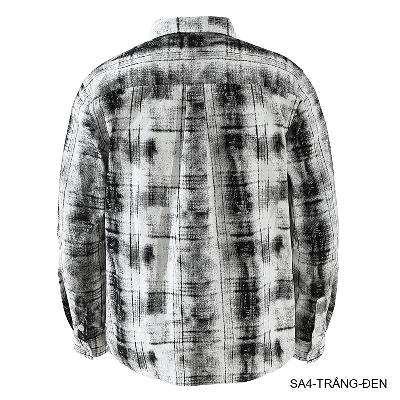 SA4 - Áo sơ mi nam dài tay phong cách Nhật, họa tiết , chất cotton mềm mại, dáng rộng thoải mái_thumbnail_4
