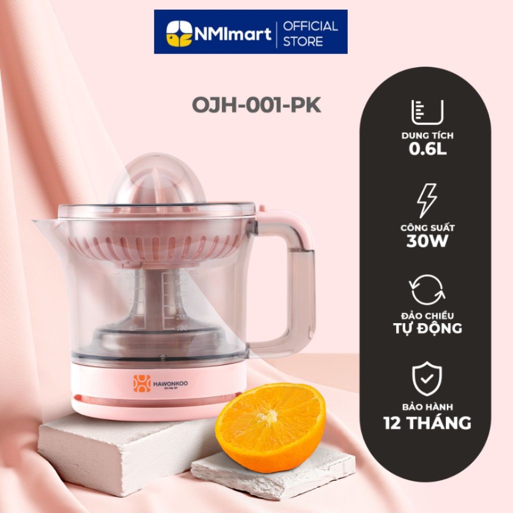 Máy Vắt Cam tự động NMIMART OJH-001-PK 30W 600ML BH 12 Tháng - Hàn Quốc_thumbnail_1