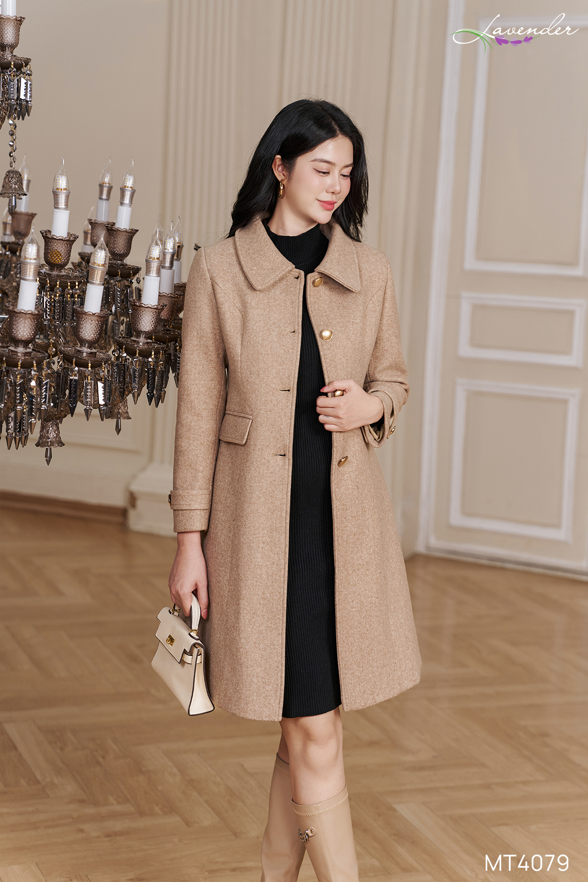 Áo măng tô dạ tay dài phối 6 cúc MT4079_thumbnail_6