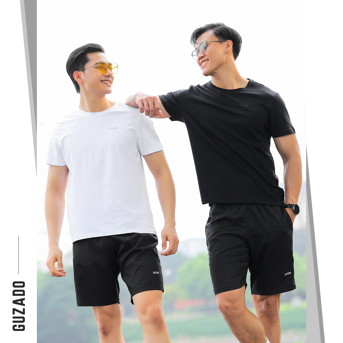 Áo thun nam Ngắn Tay Guzado,Chất Liệu Cotton Chuẩn GTS03_thumbnail_43