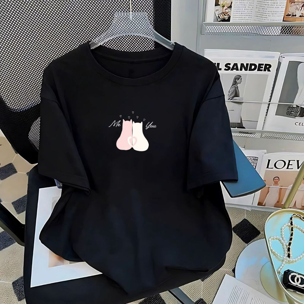 [Form Rộng] Áo thun nữ nhiều màu in hình mèo- LOZA RT8111_thumbnail_9