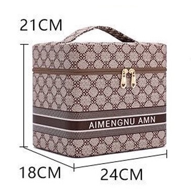 Cốp da - đồ Mi - màu ghi - AIMENGNU AMN