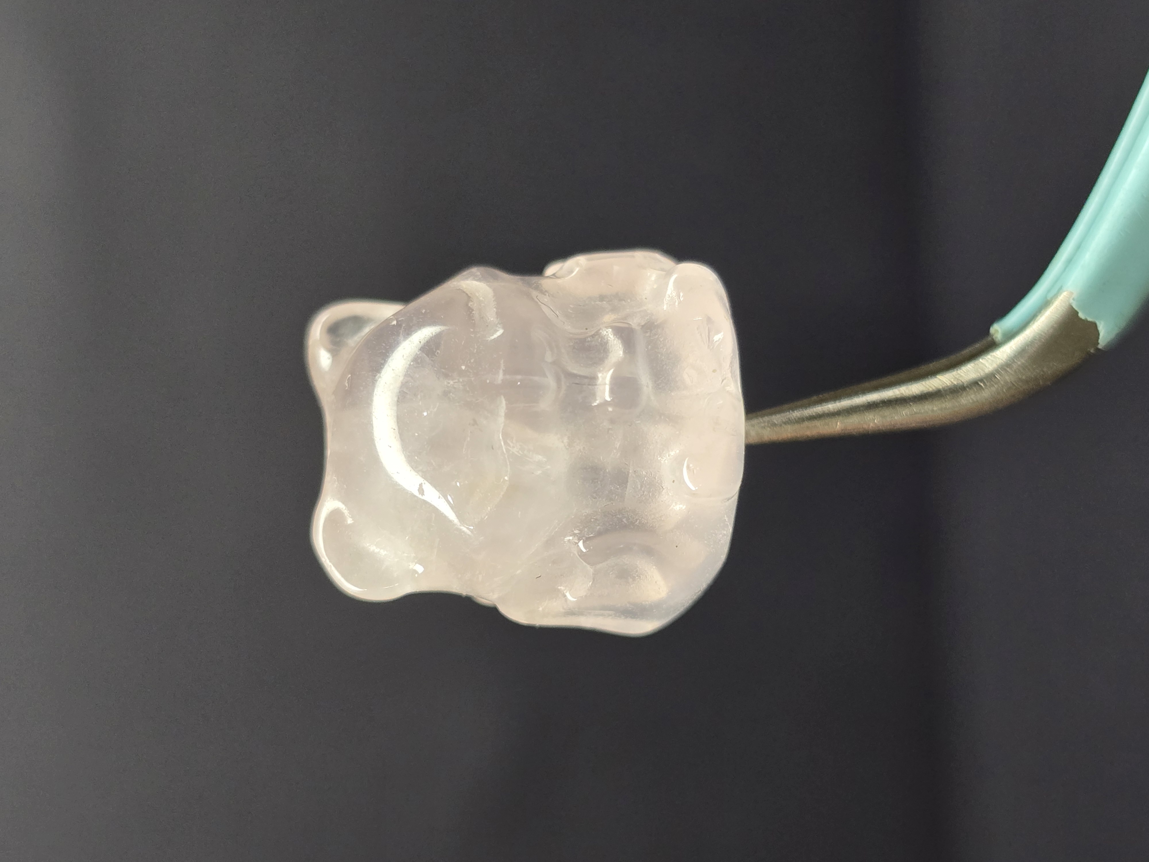 Charm Hạt Lẻ Thạch Anh Hồng - Hồ Ly Cửu Vỹ Cả Khối (Đã Xỏ Lỗ - Bán Lẻ 1 Viên)_thumbnail_11