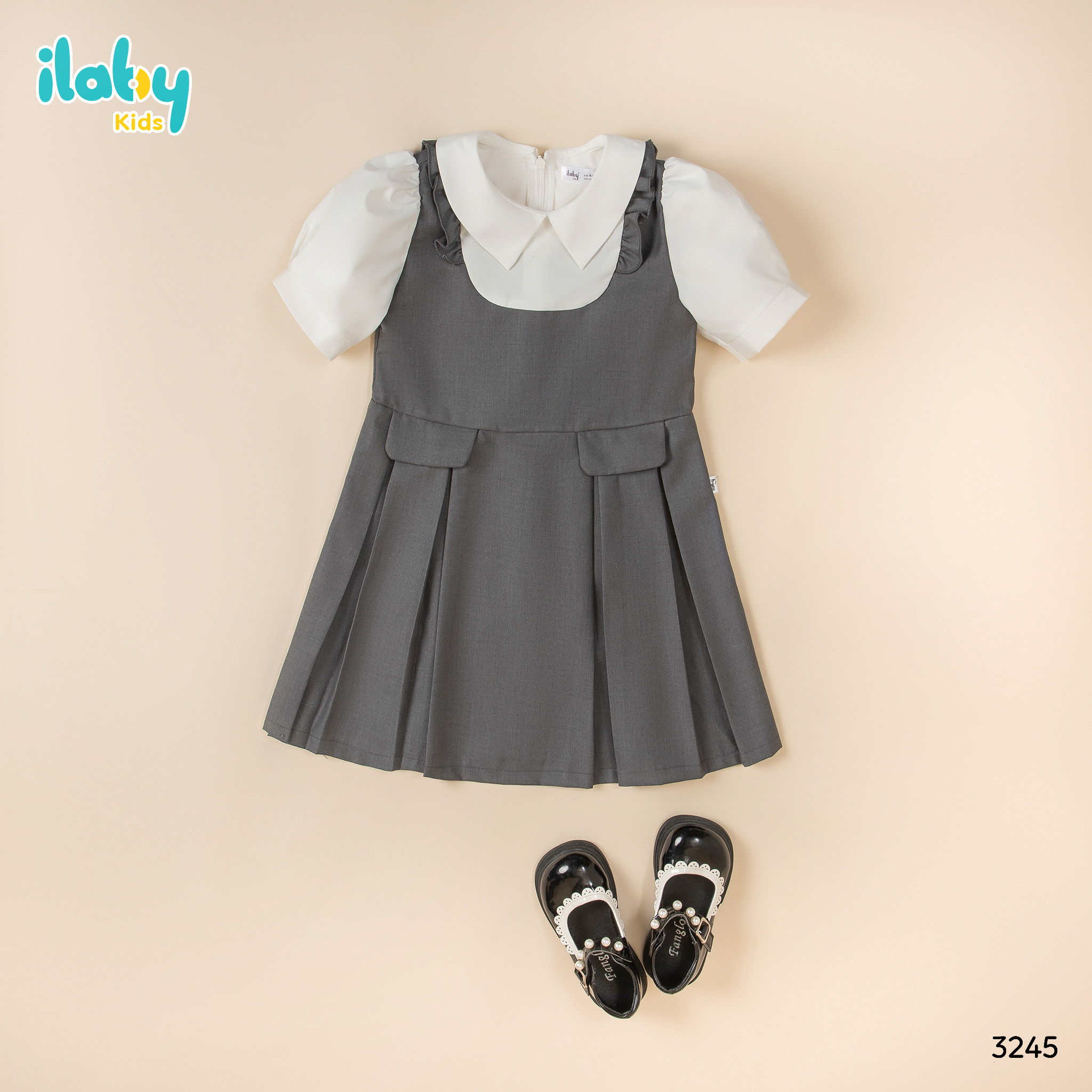 Váy yếm phối tay bồng