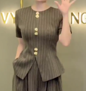 Áo PL Kẻ Sọc Cúc Đồng_thumbnail_4