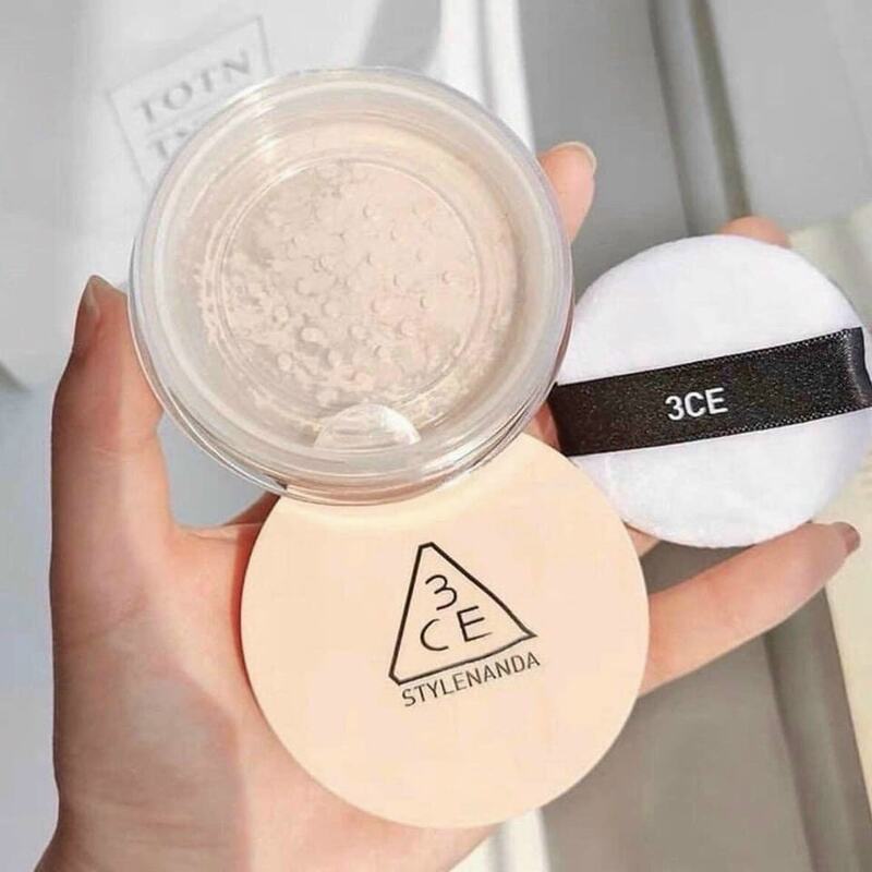 Phấn Phủ Bột Kiềm Dầu 3CE Stylenanda Natural Finish Loose Powder #002 (Natural)_thumbnail_2