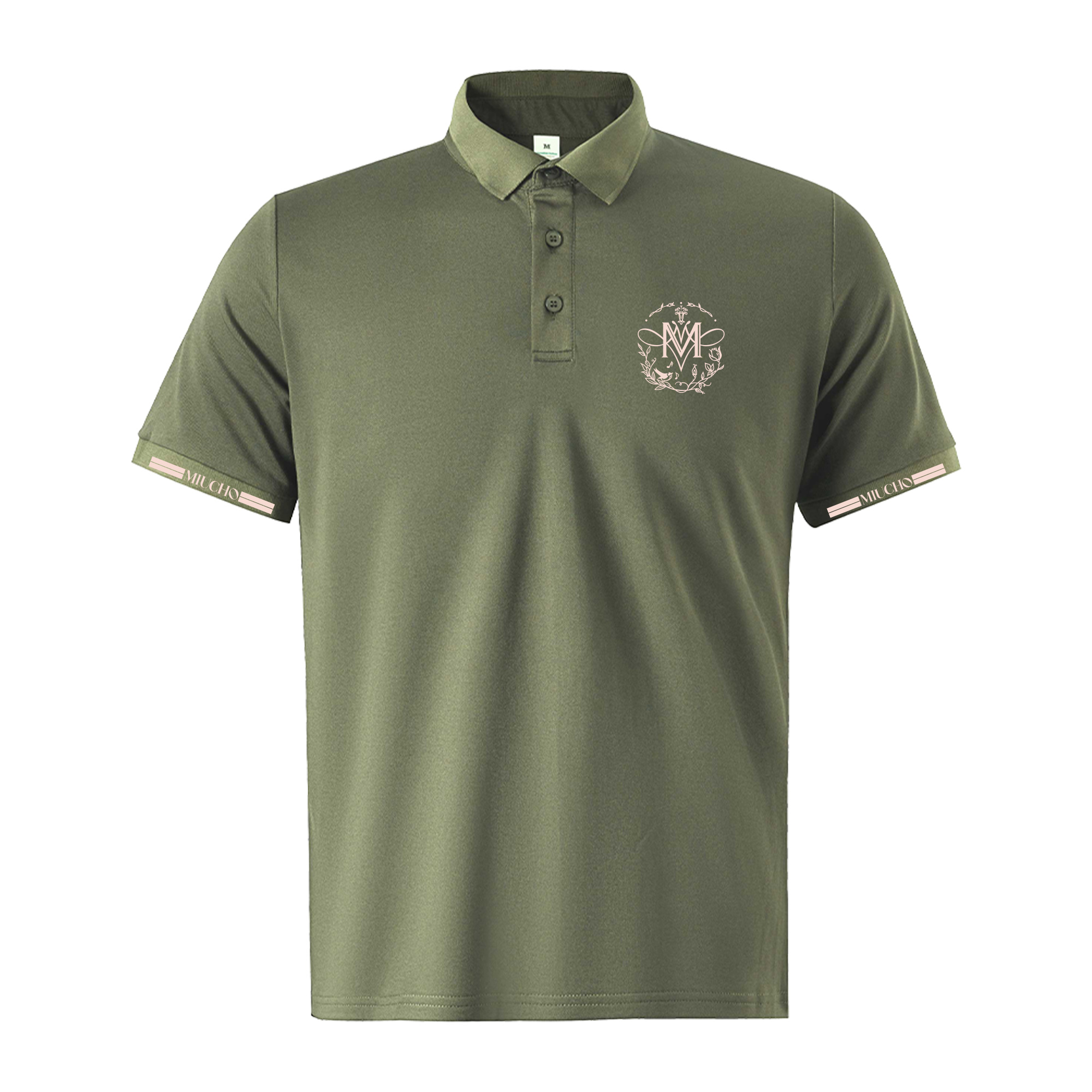 Áo polo nam cá sấu form vừa PLCSD2409 Miucho Iconic chất vải cao cấp co giãn tốt đồ bền cao in mix_thumbnail_9