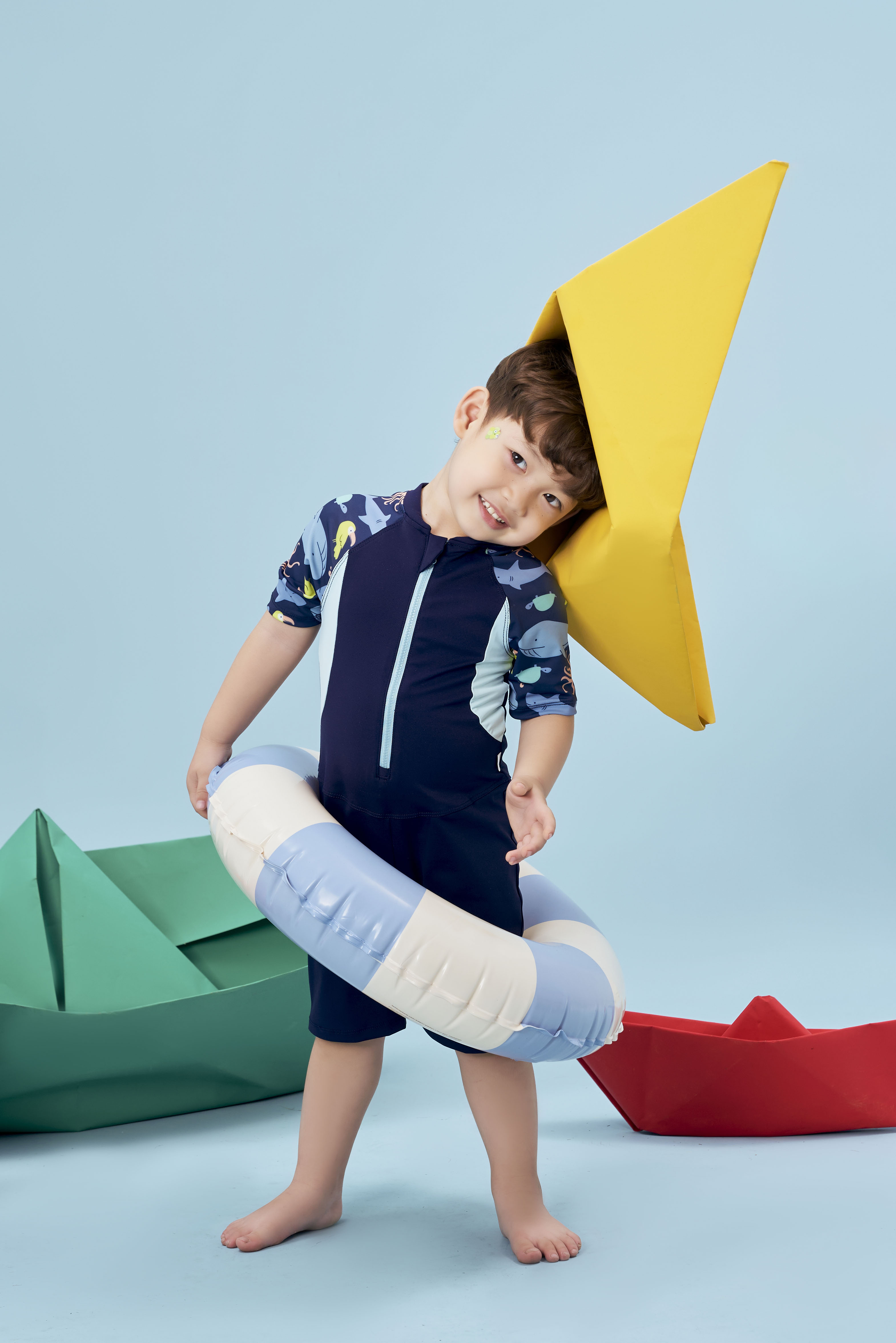 Bộ bơi phối tay hoạ tiết cổ khoá_thumbnail_2