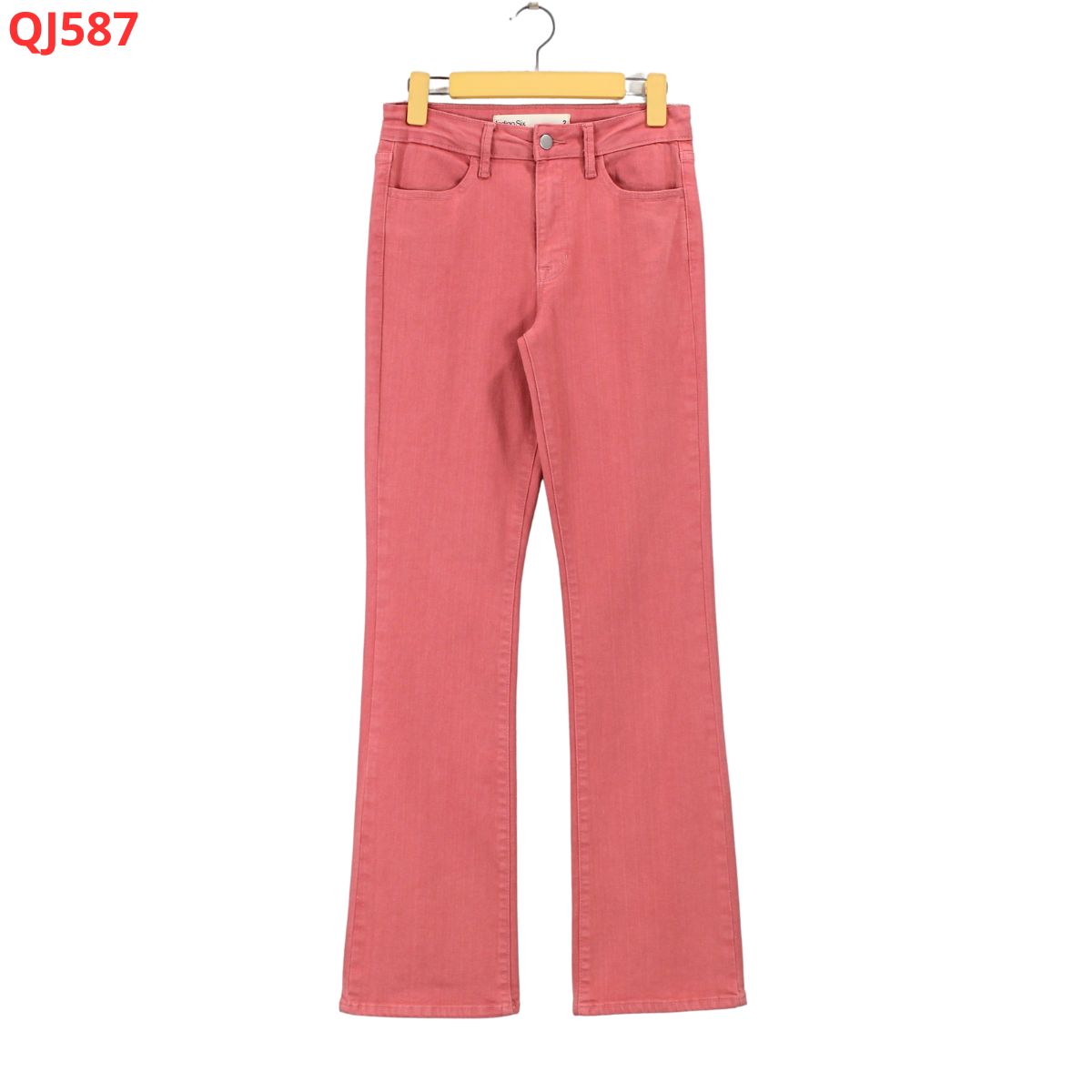 QJ587 Quần jeans hồng - loe_thumbnail_1