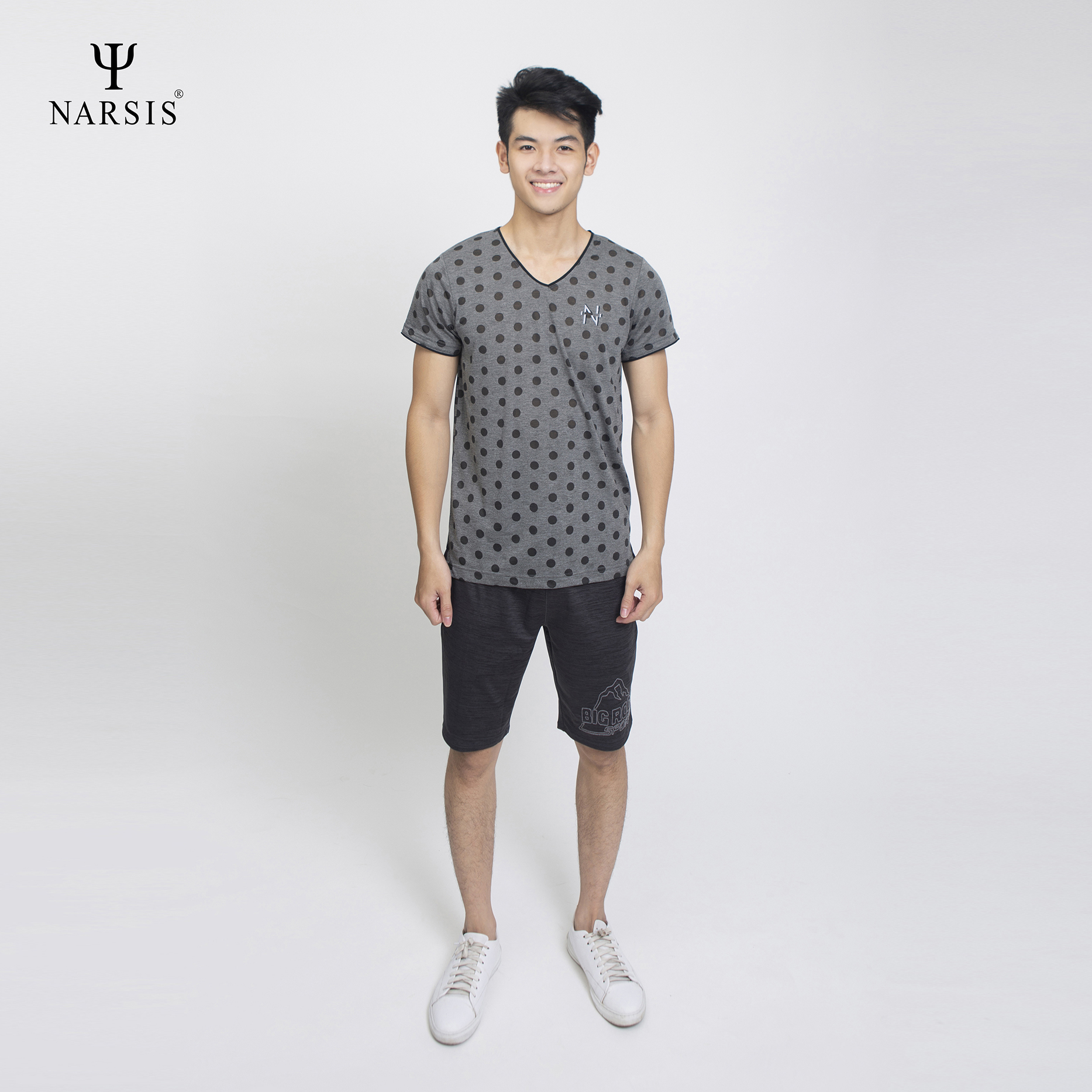 ÁO PHÔNG NAM D5013 NARSIS CHẤT LIỆU THOÁNG MÁT, DỄ CHỊU, THOẢI MÁI CẢ NGÀY, DỄ VẬN ĐỘNG_thumbnail_2