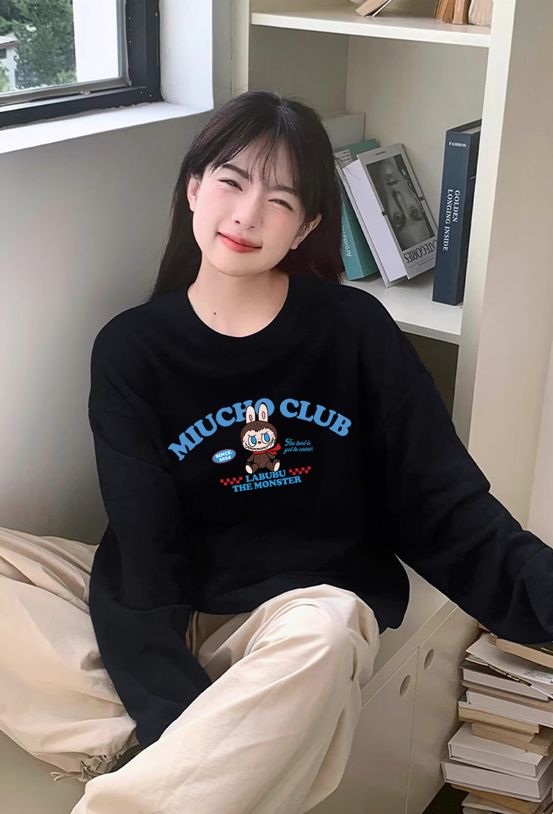 Áo sweater labubu dày dặn STD1400 Miucho vải nỉ chân cua tay dài in mix_thumbnail_5