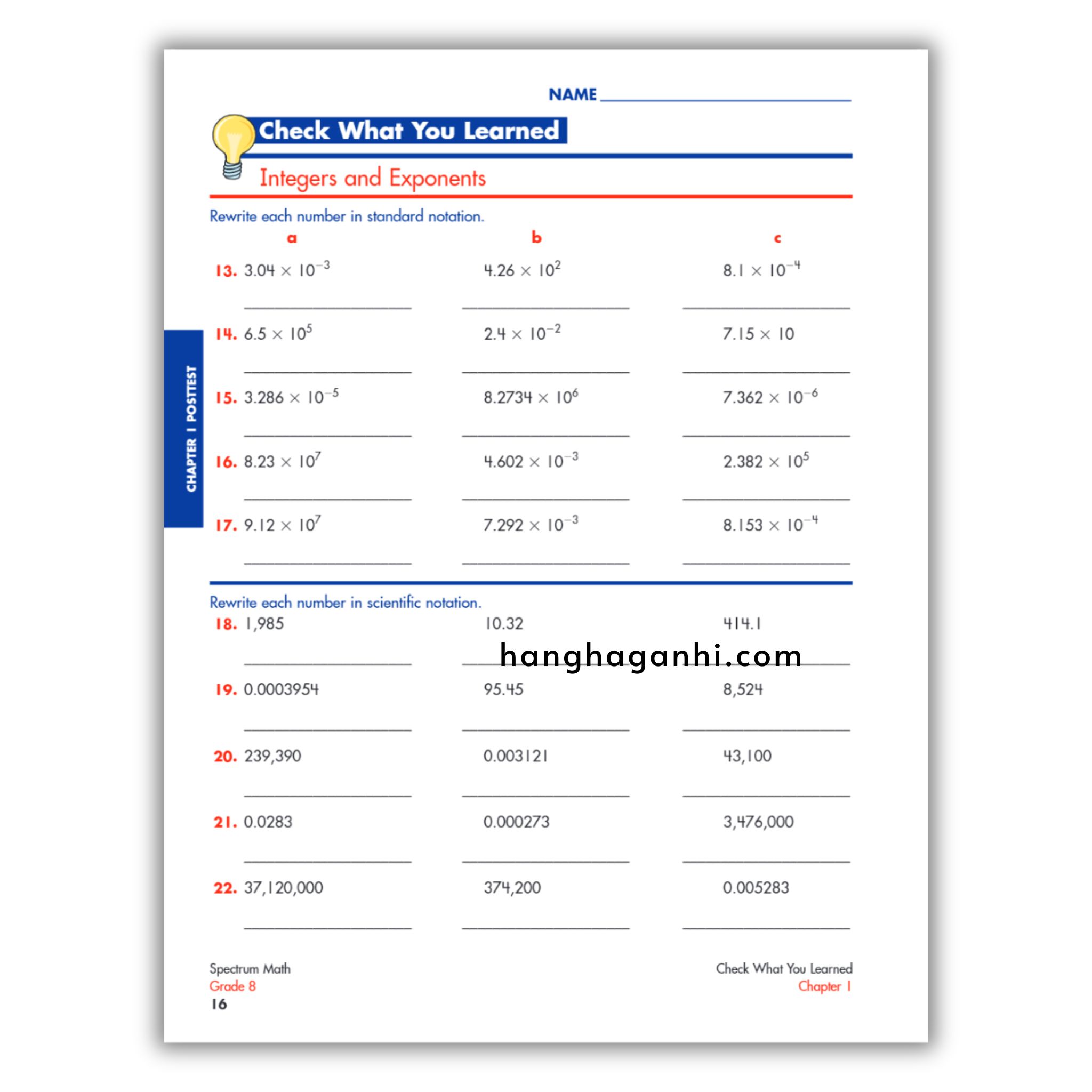 Spectrum Math Workbook Grade 8- Sách Toán Tiếng Anh cho bé lớp 8_thumbnail_14