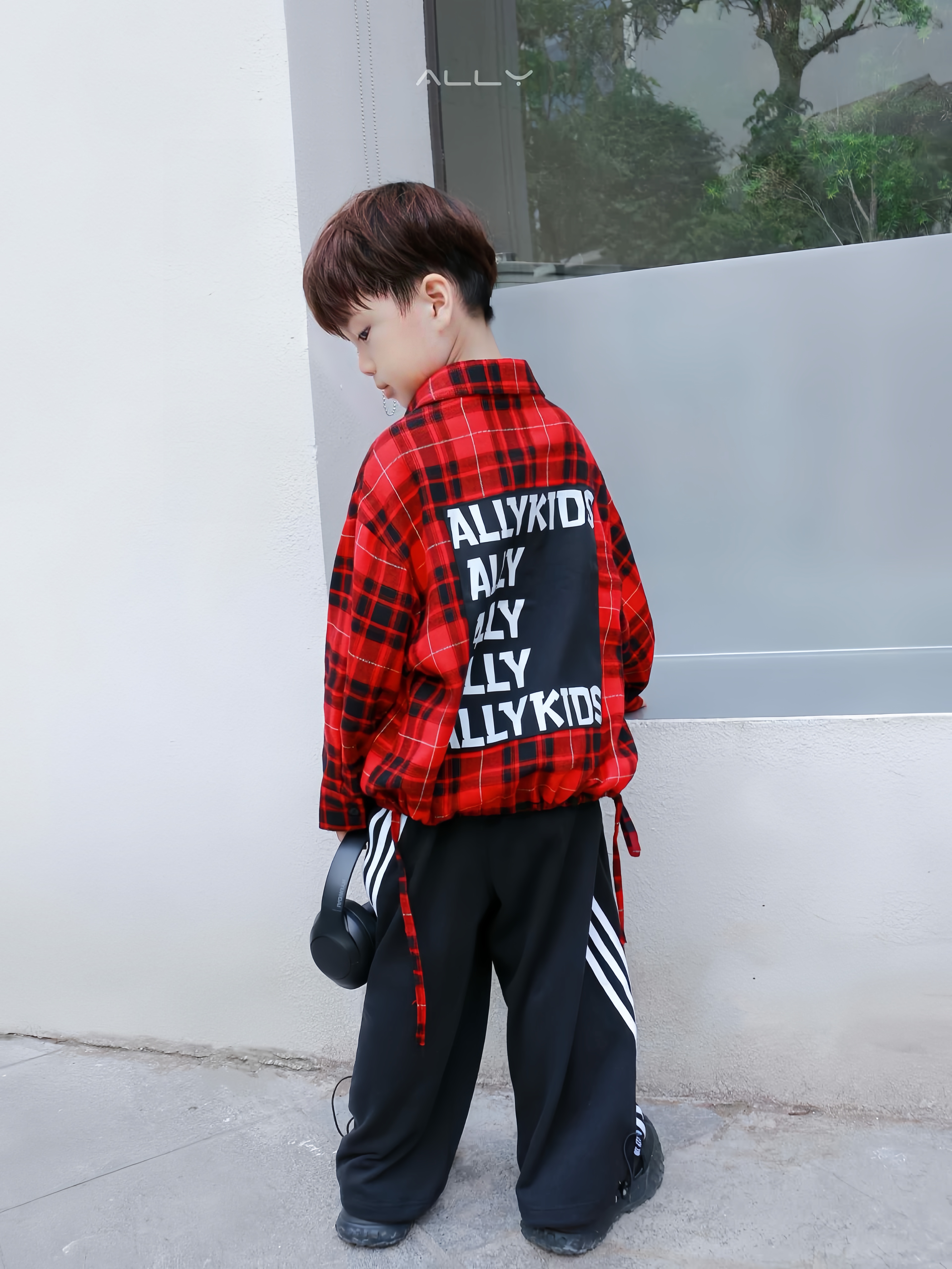 ÁO SƠ MI CARO ĐỎ ĐEN CHO BÉ _thumbnail_1