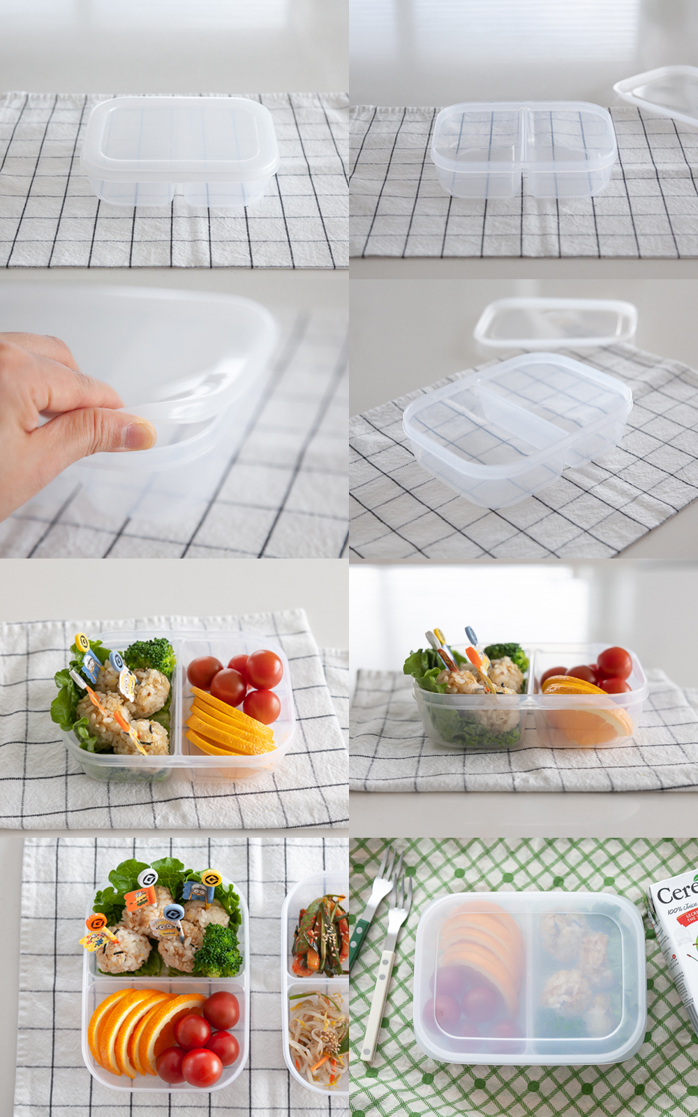 Hộp đựng thực phẩm 2 ngăn 680ml Nakaya J000061_thumbnail_9