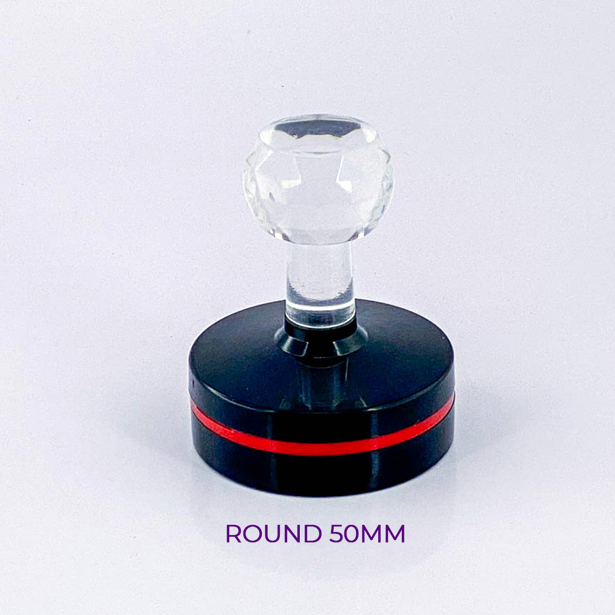 Crystal Round Stamp