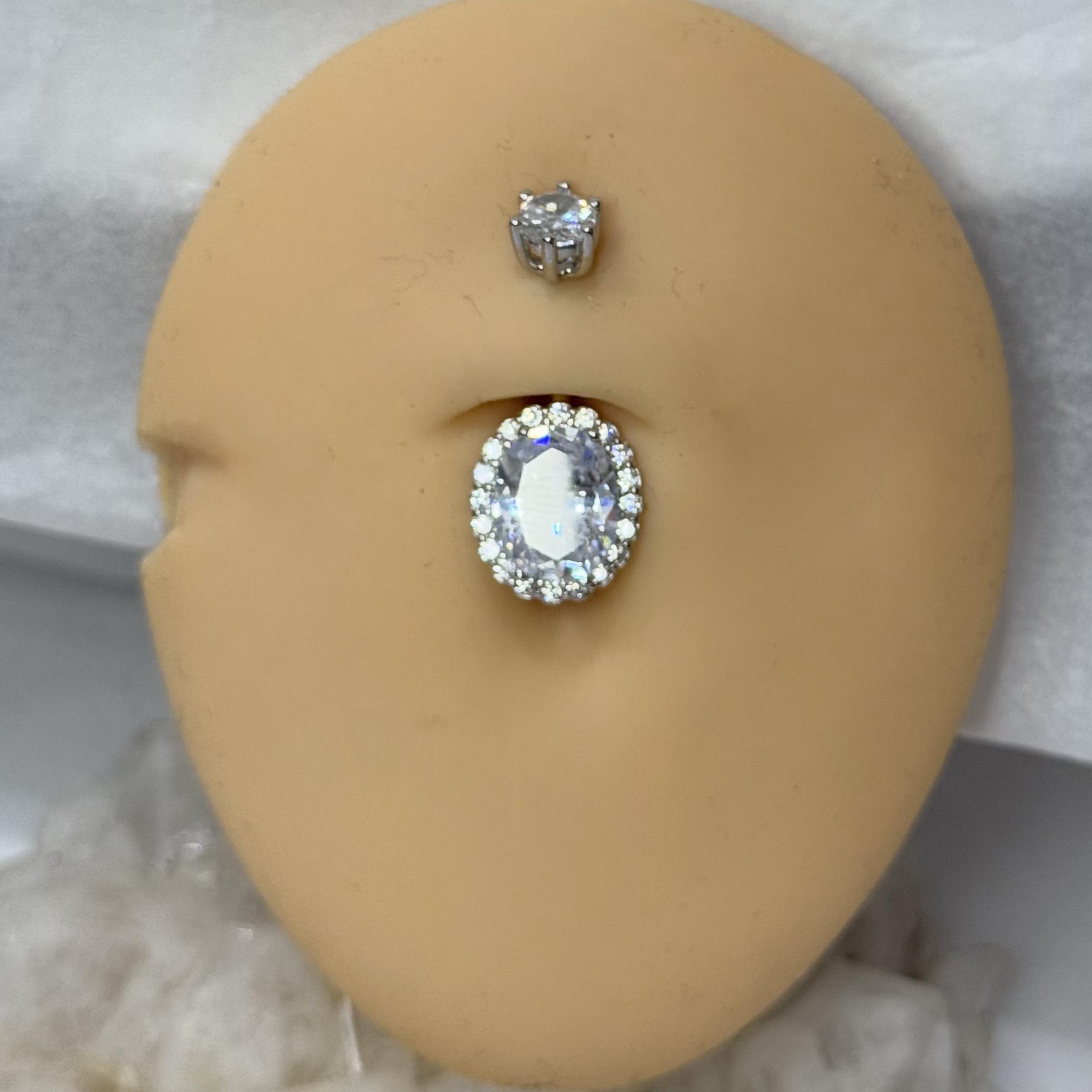 rốn bạc xi bạch kim đá chấu bầu dục viền kim cương to_thumbnail_3