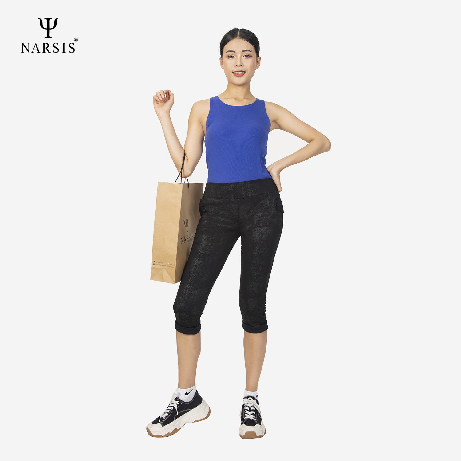 ÁO SÁT NÁCH / BA LỖ NỮ - XANH LAM L6027 NARSIS PE NHẸ, THOÁNG KHÍ, THẤM MỒ HÔI, CHẤT LIỆU BỀN, CH..._thumbnail_3