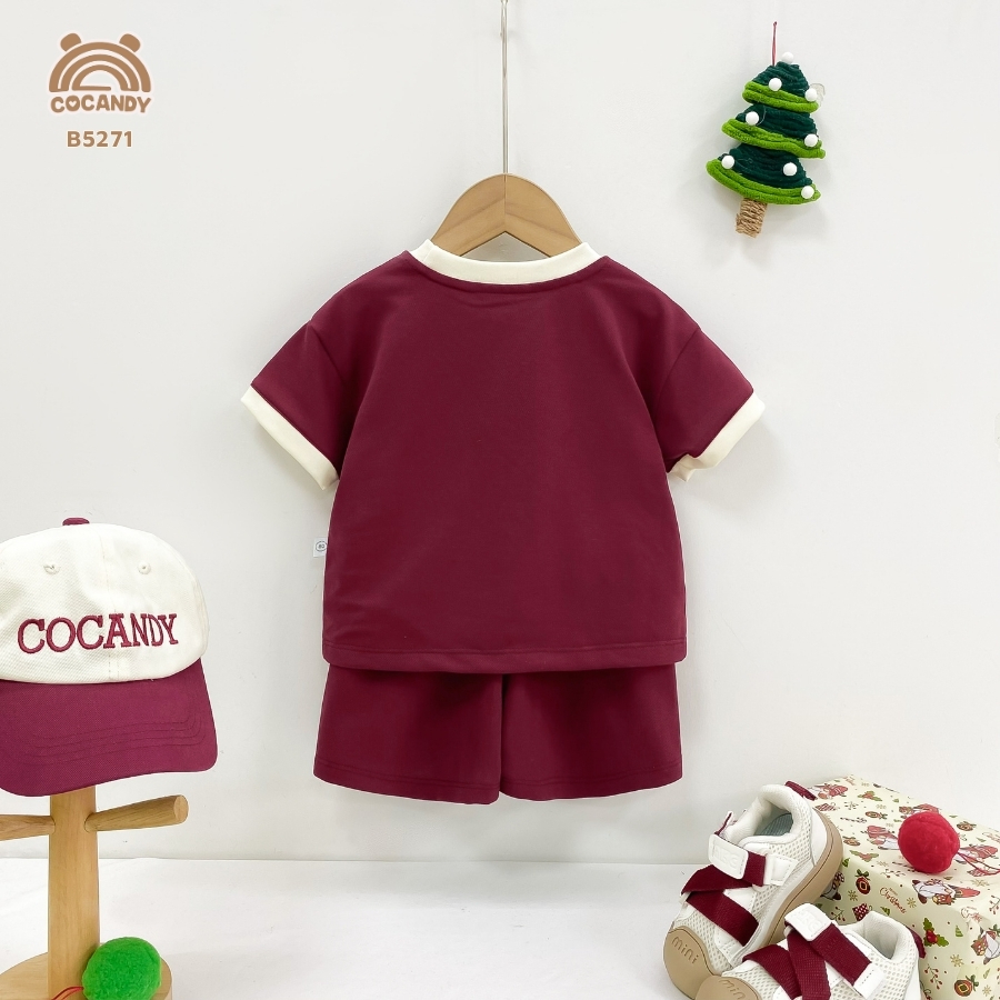 Bộ cộc ĐỎ phối turban sọc đỏ be_thumbnail_2