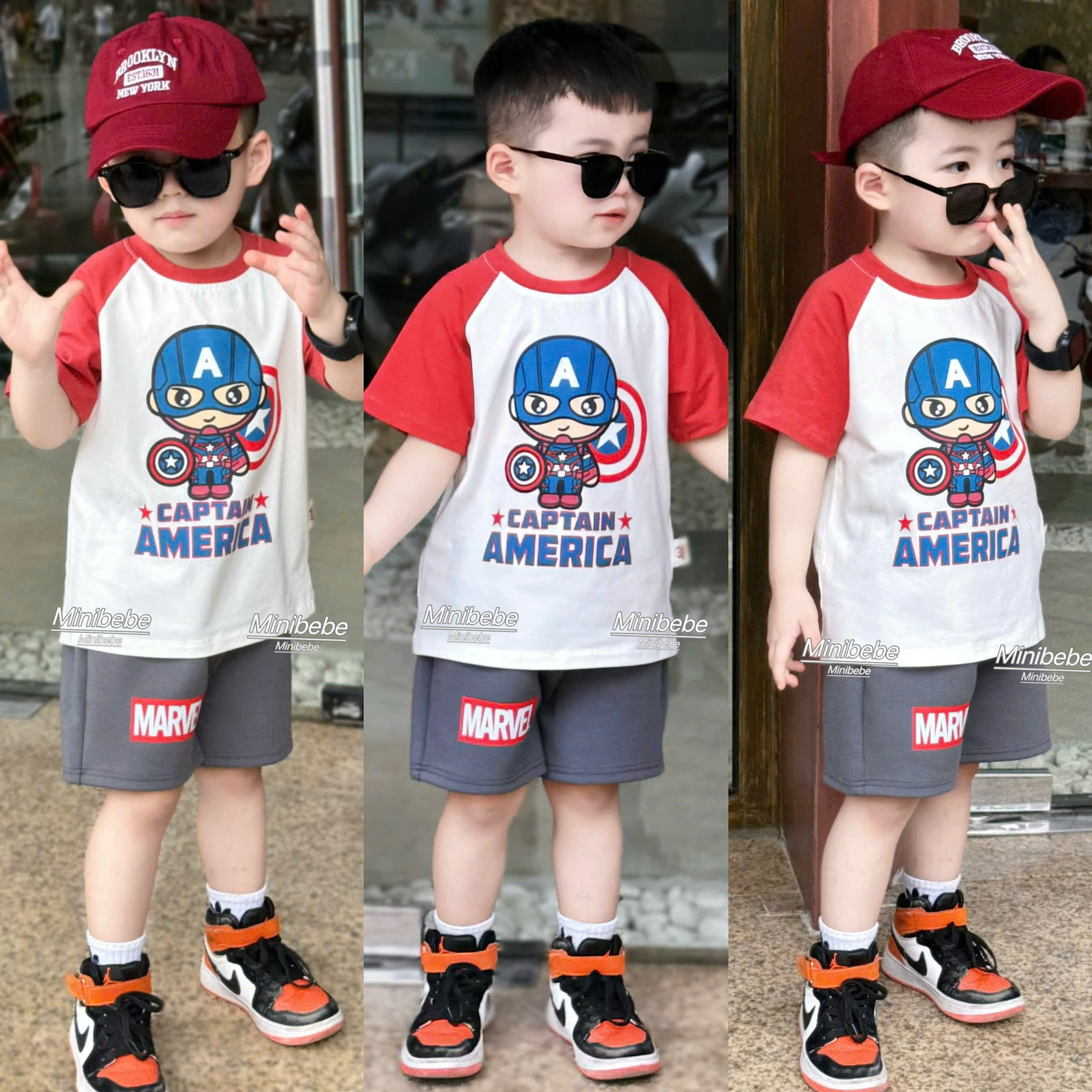 A36 BỘ CỘC NV HOẠT HÌNH PHỐI TAY ĐỎ- A117.1643