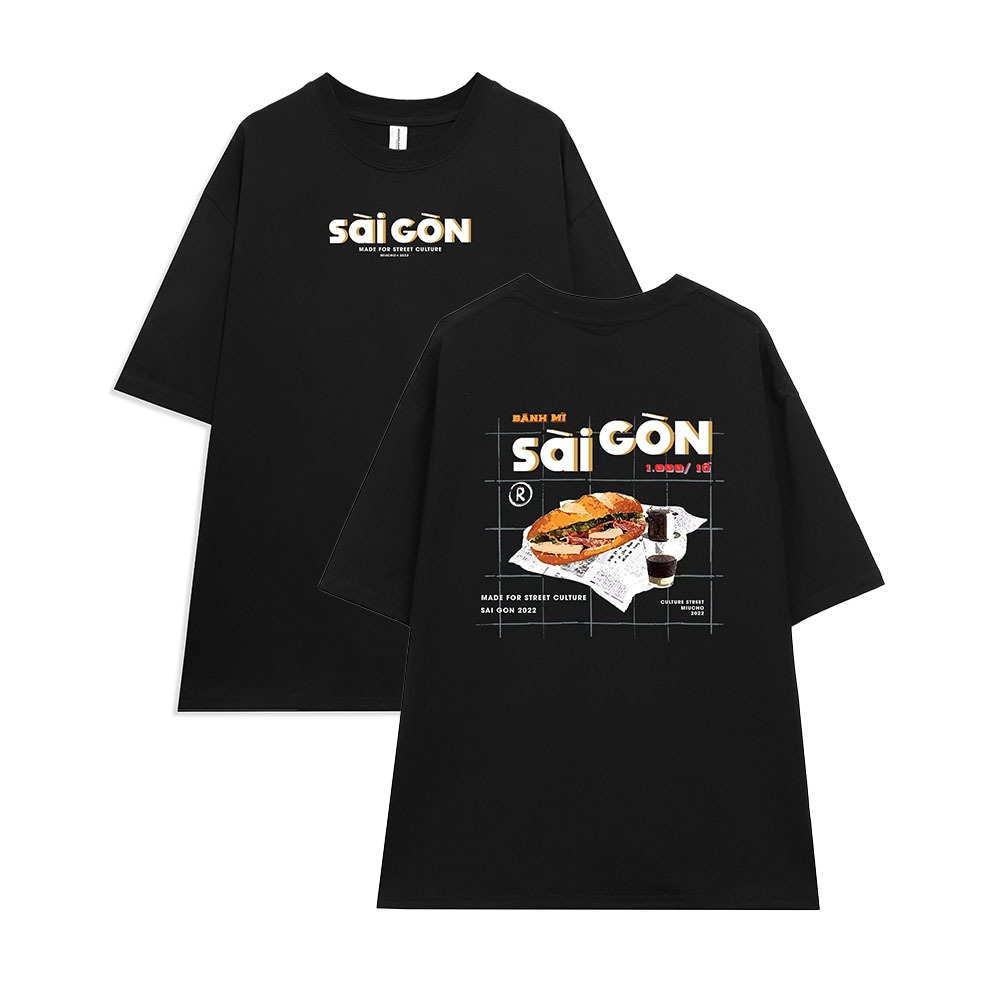 Áo thun local brand Sài Gòn form rộng chất vải cotton dành cho nam nữ nhiều size AT279 Miucho in graphic_thumbnail_14