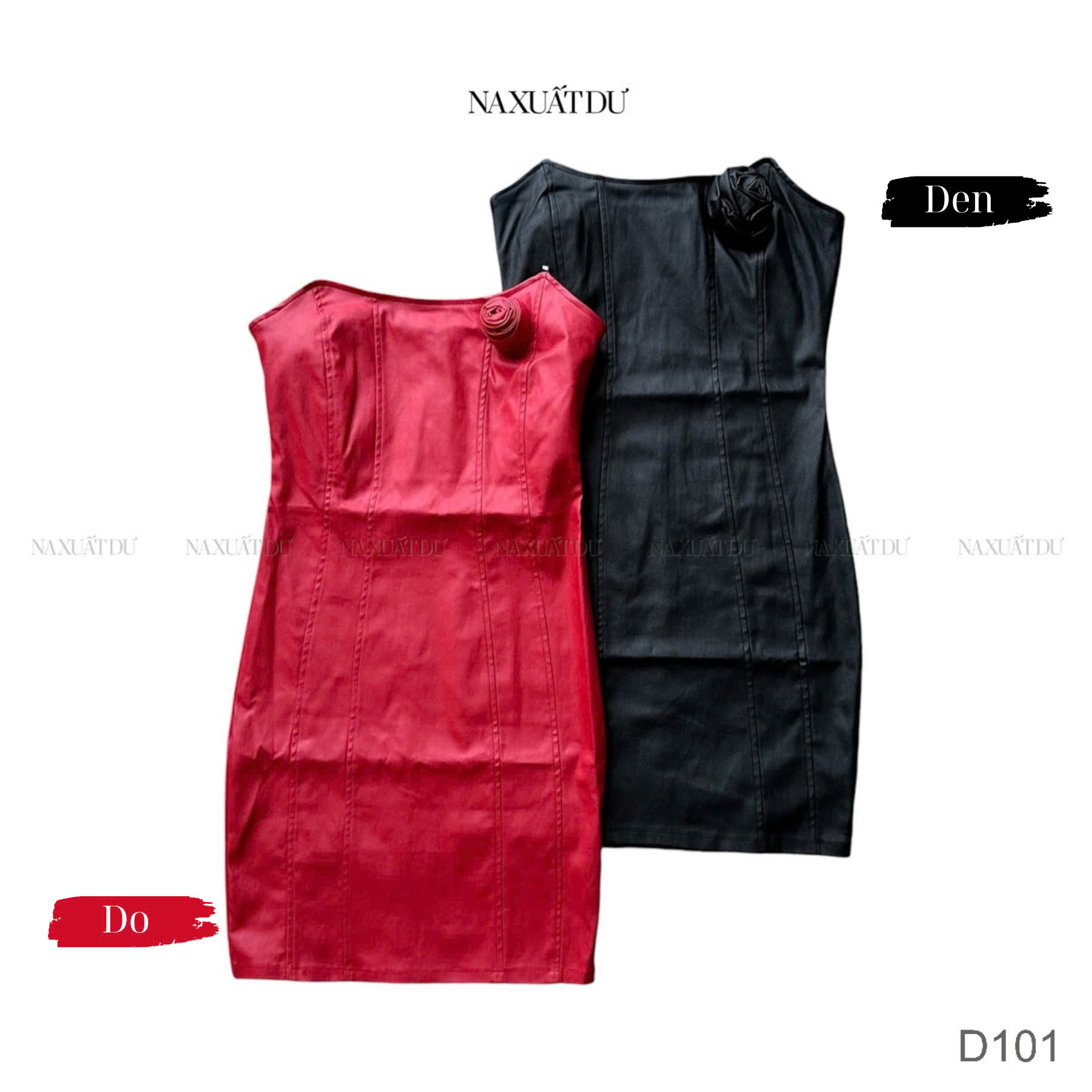 Đầm da cúp ngực - D101_thumbnail_7