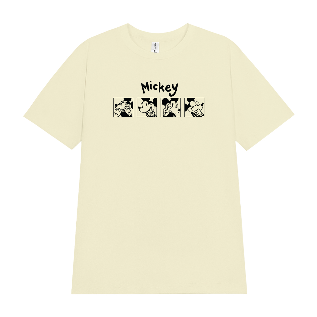 Áo thun nữ form vừa regular nhiều màu sắc ARD1486 Miucho Chic vải cotton cổ tròn in artwork_thumbnail_15