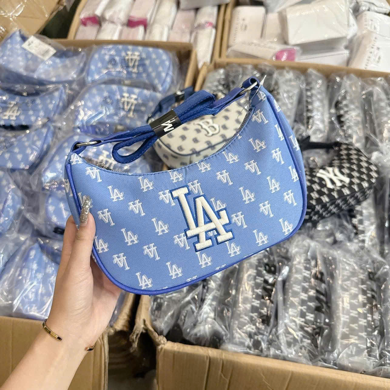 T2 TÚI MLB CANVAS 2 MÀU