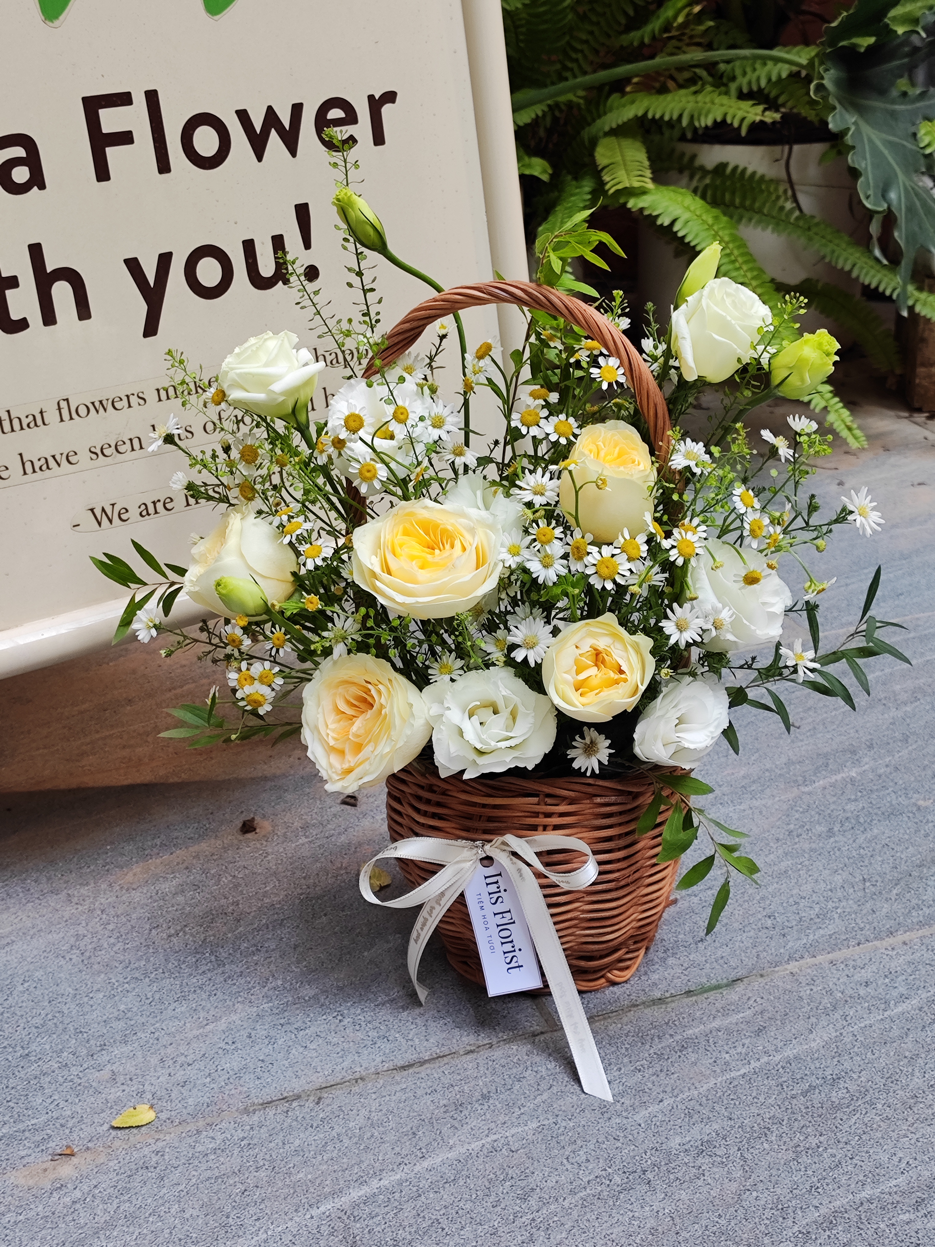 Giỏ mây nhỏ - Tone Hồng/ cam/ vàng_thumbnail_3