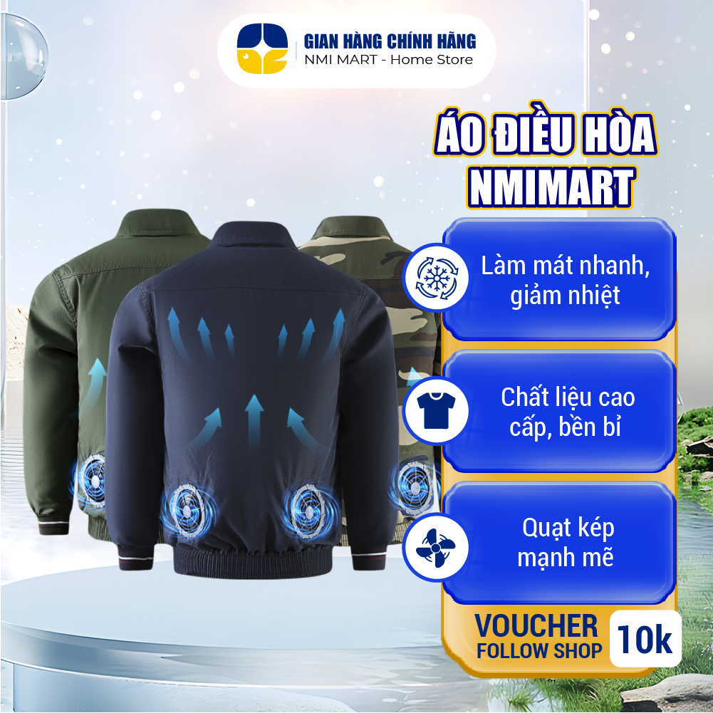 Áo Điều Hòa NMIMART ADH01: Giải Pháp Làm Mát Cơ Thể Hiệu Quả Cho Người Lao Động Ngoài Trời - 27684070152