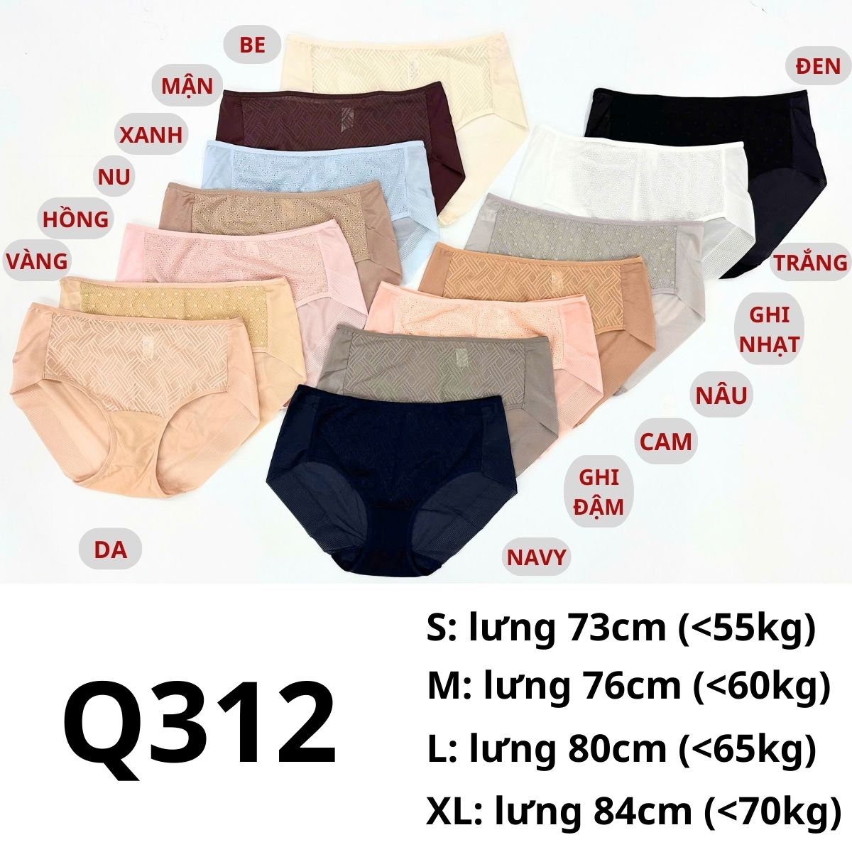 Q312- QUẦN CHIP LƯỚI