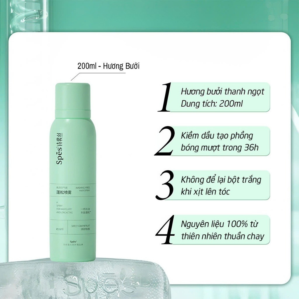 [SPES] Dầu gội khô Spes tạo phồng 50ml 150ml 200ml_thumbnail_14