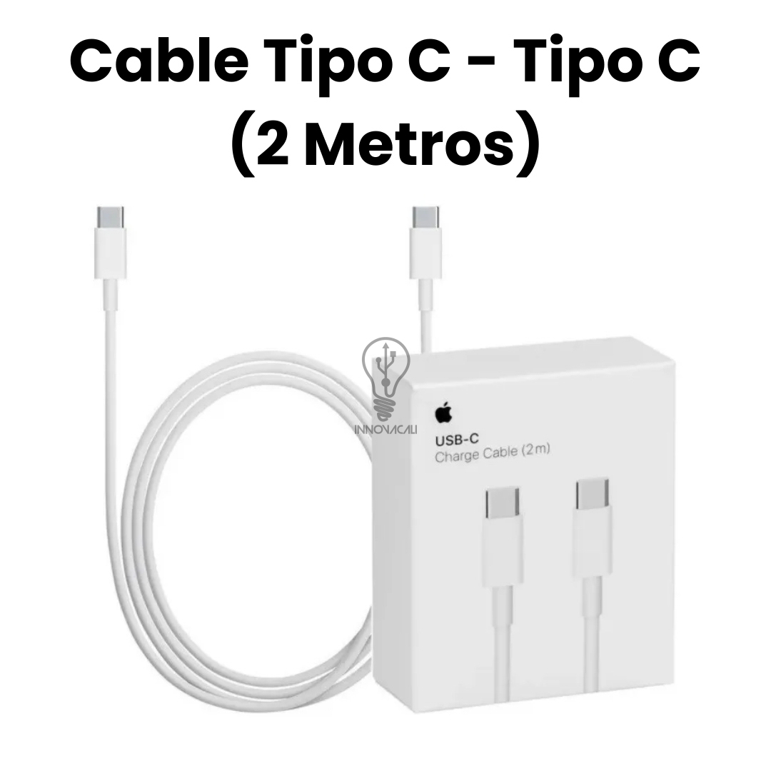 🔌 Cable Tipo C - Tipo C (2 Metros)
