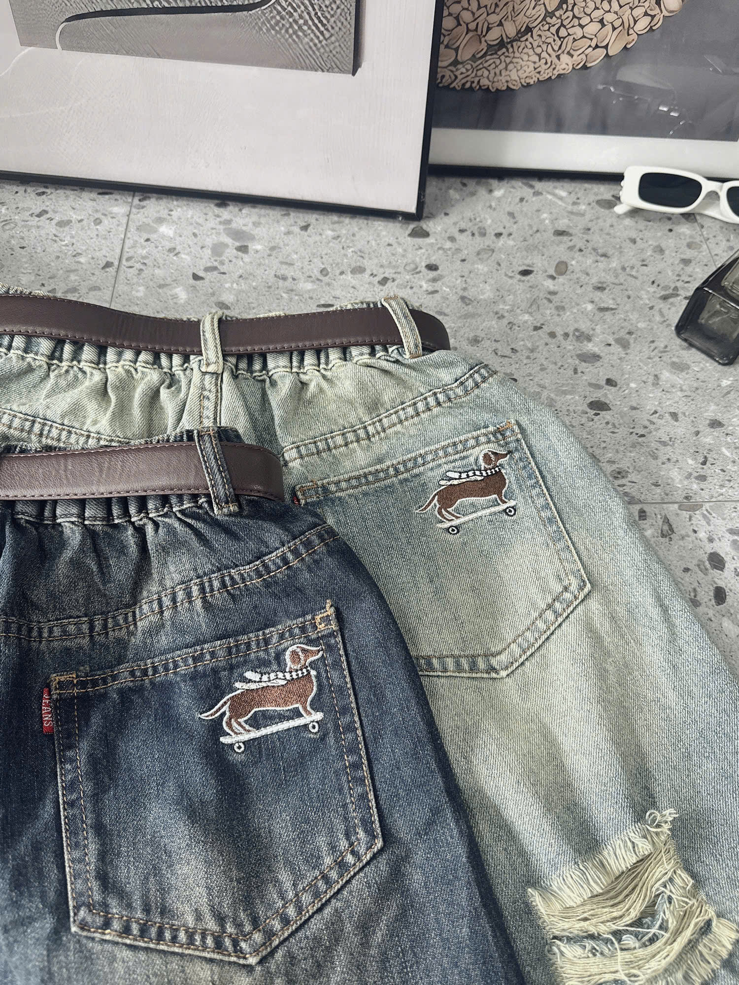 BIGSIZE NỮ- Quần short ngố lưng thun thêu cún T-QSJ60_thumbnail_14